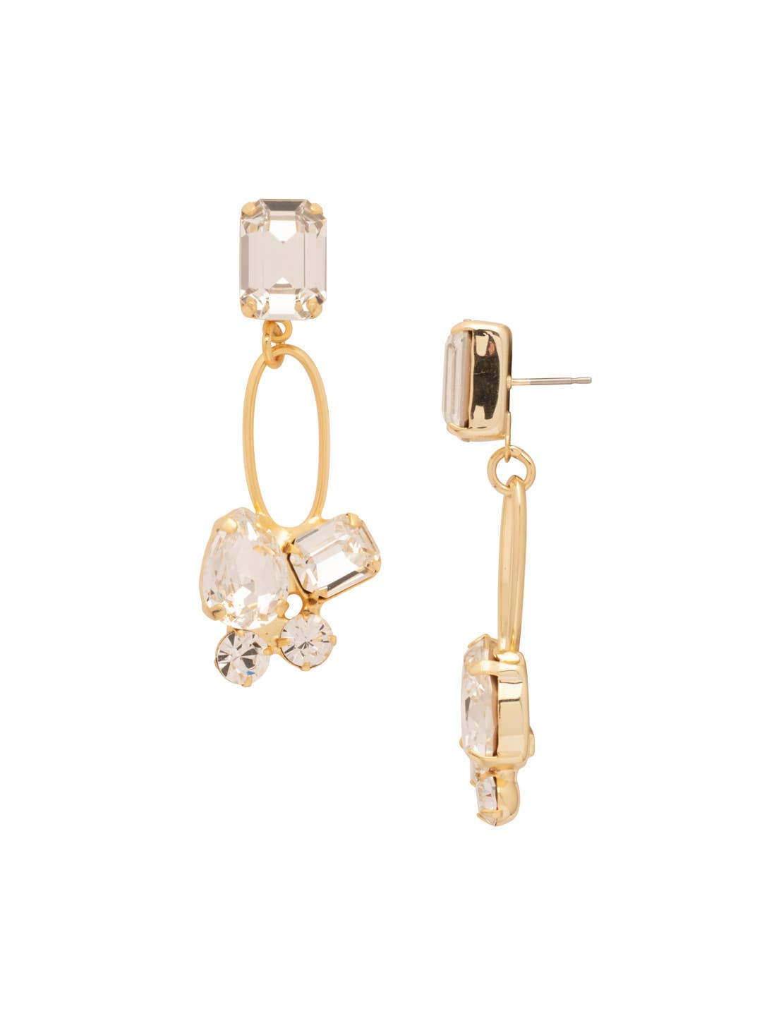 Sorrelli Maude Statement Earrings - Crystal - Gabrielle's Biloxi