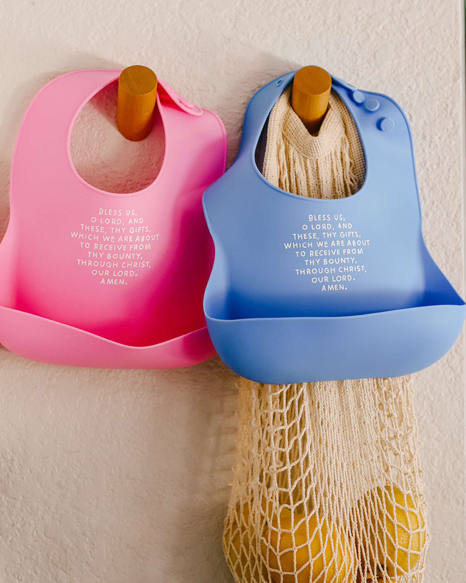 Catholic Meal Blessing Bib | BPA Free Bib | Gift For Baby - Gabrielle's Biloxi