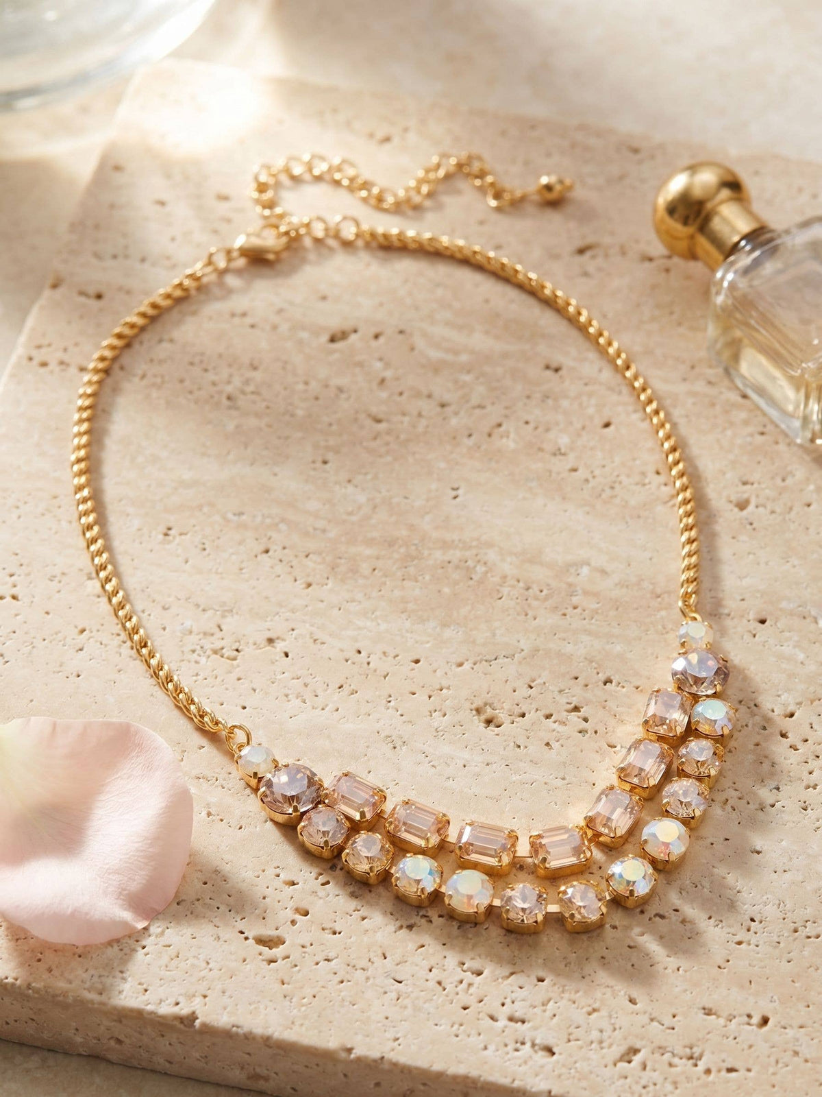 Zelie Tennis Necklace - Golden Goddess