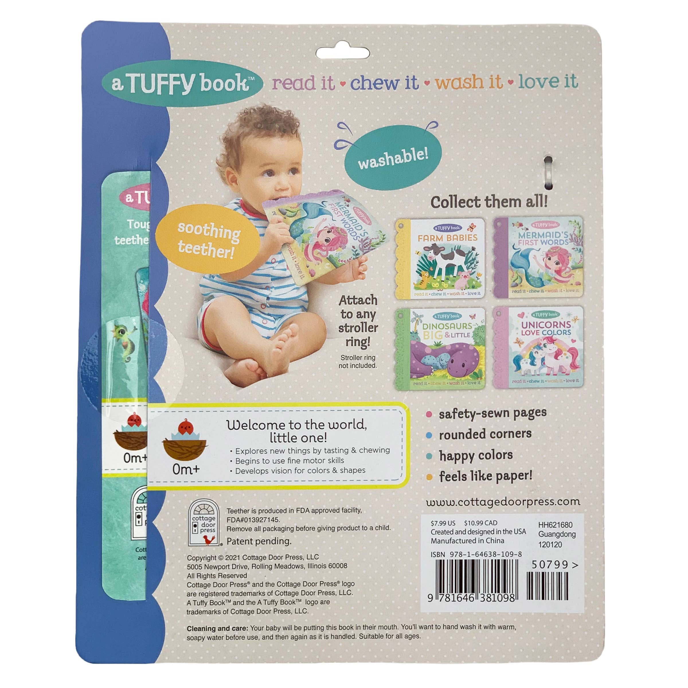 Mermaid's First Words (A Tuffy Teether Indestructible Book) - Gabrielle's Biloxi