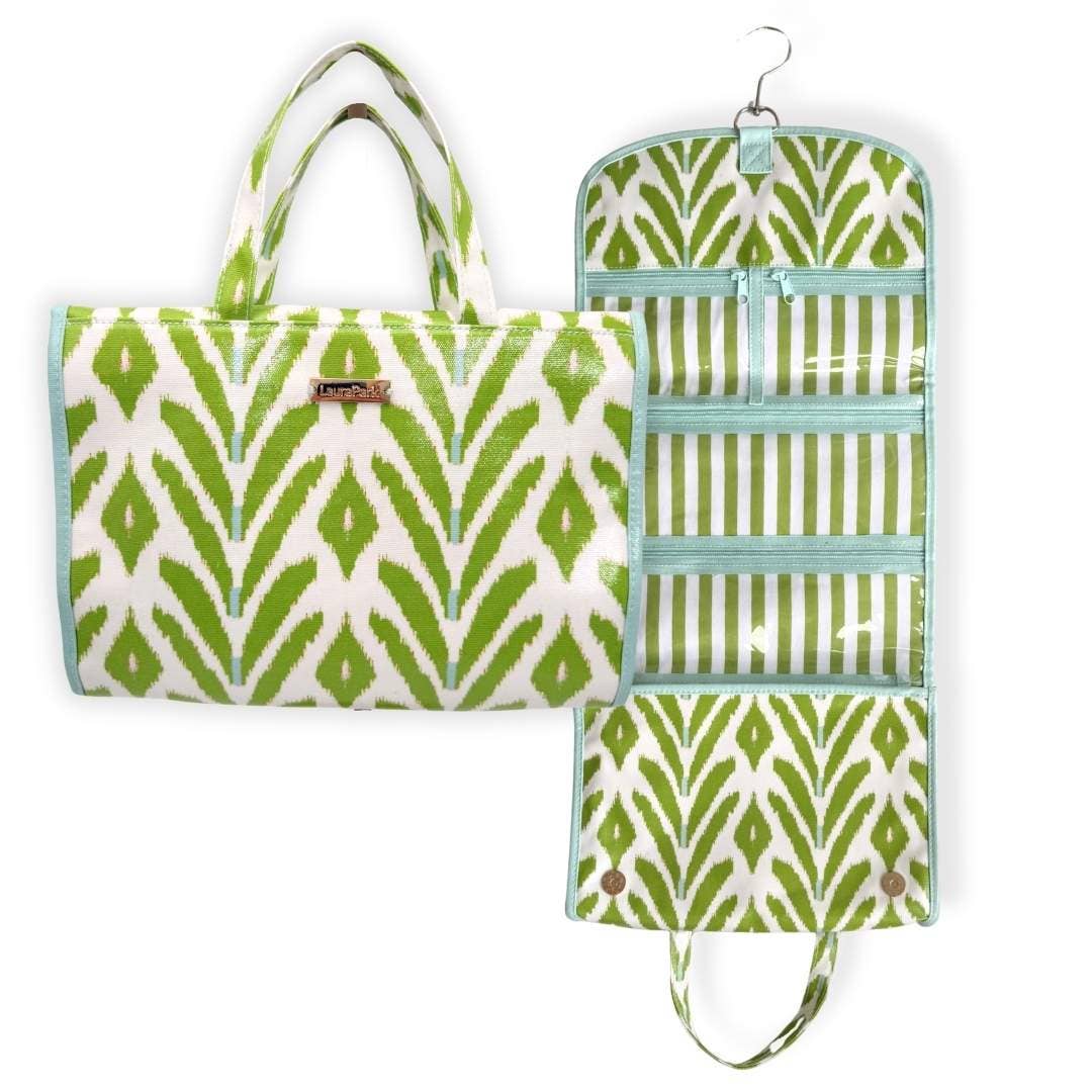 Laura Park Hanging Travel Case - Petite Frond Green