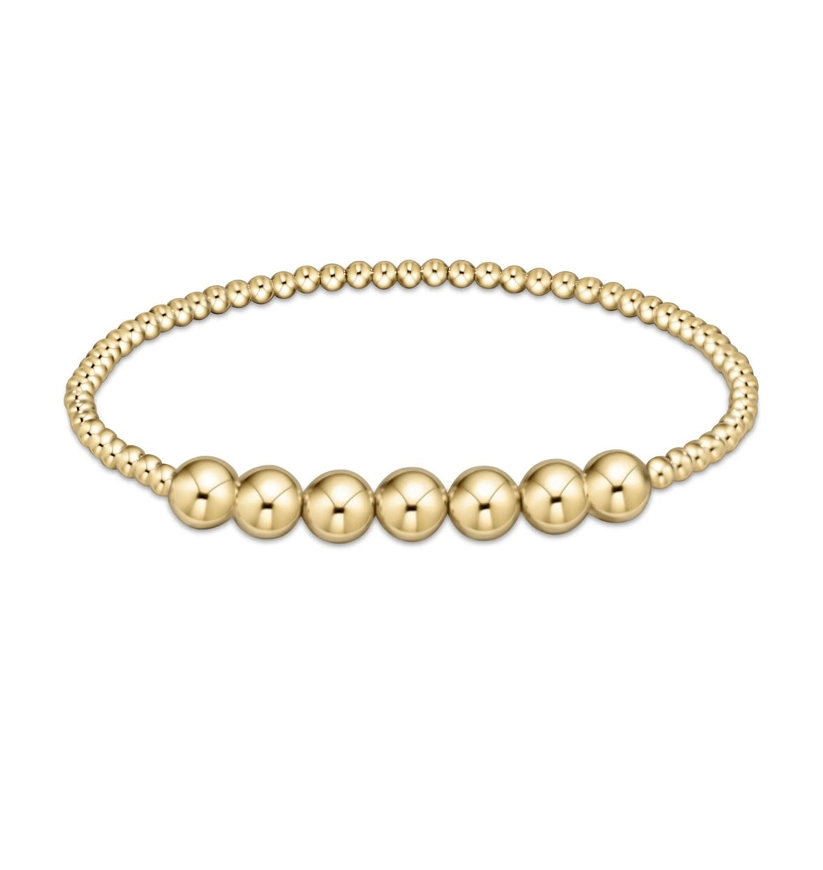 ENewton Classic Blissful Pattern 3mm Bead Bracelet - 6mm Gold - Gabrielle's Biloxi