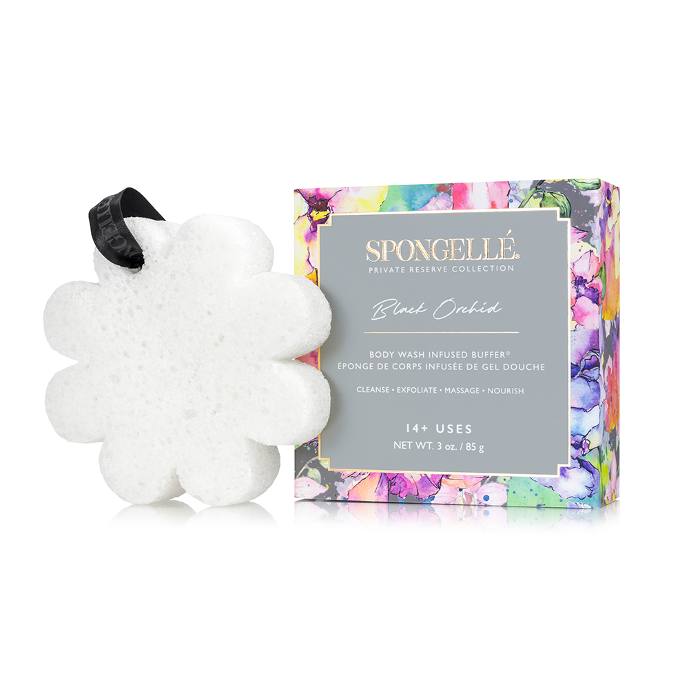 Spongellé Black Orchid Boxed Flower - Gabrielle's Biloxi