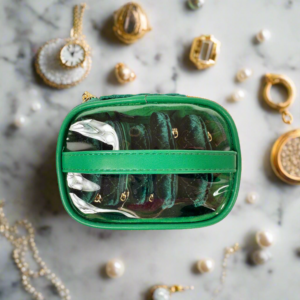 PurseN Getaway Jewelry Case - Emerald Velvet - Gabrielle's Biloxi