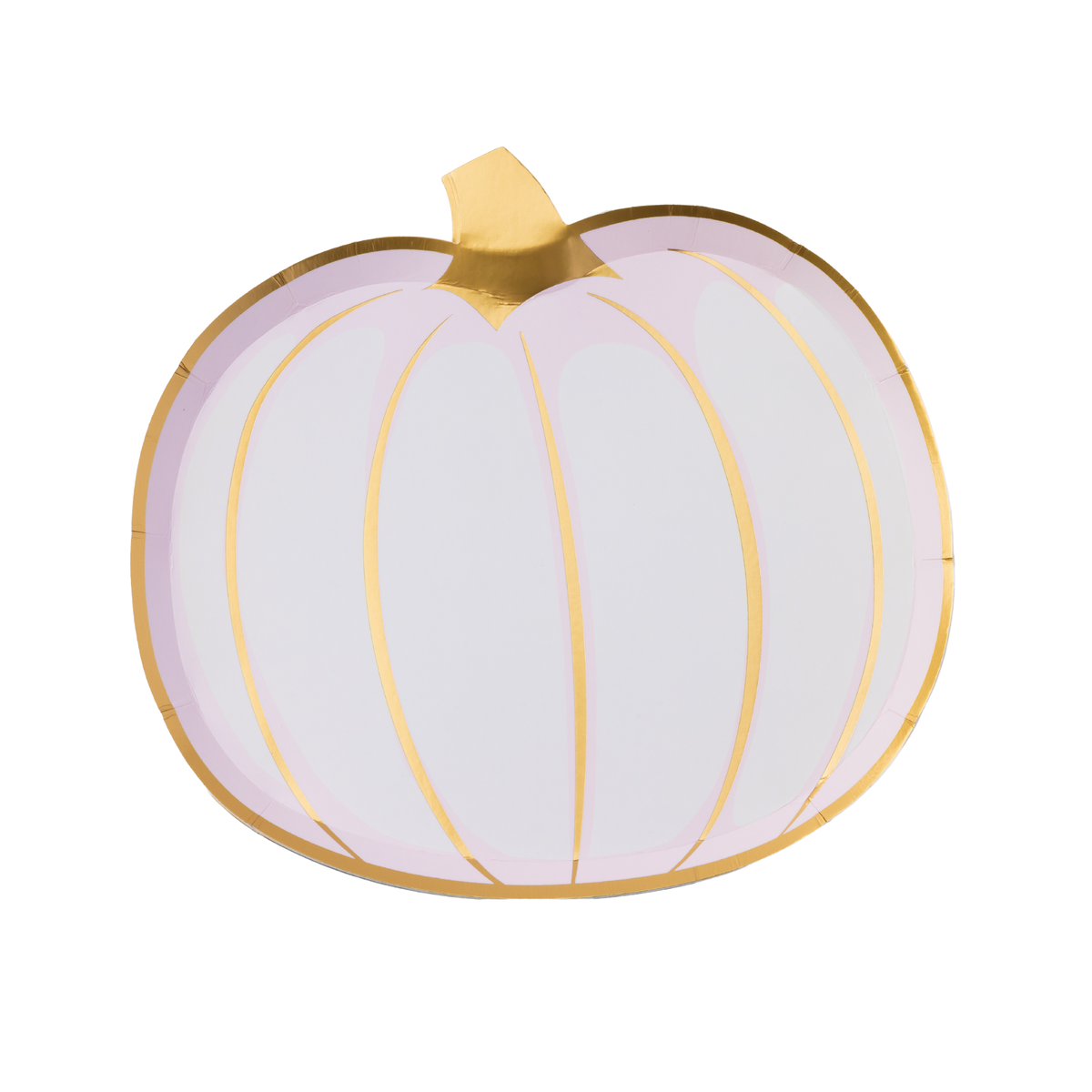 White & Gold Pumpkin Plates - Gabrielle's Biloxi