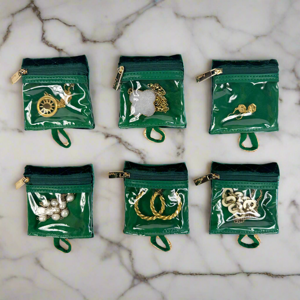 PurseN Getaway Jewelry Case - Emerald Velvet - Gabrielle's Biloxi
