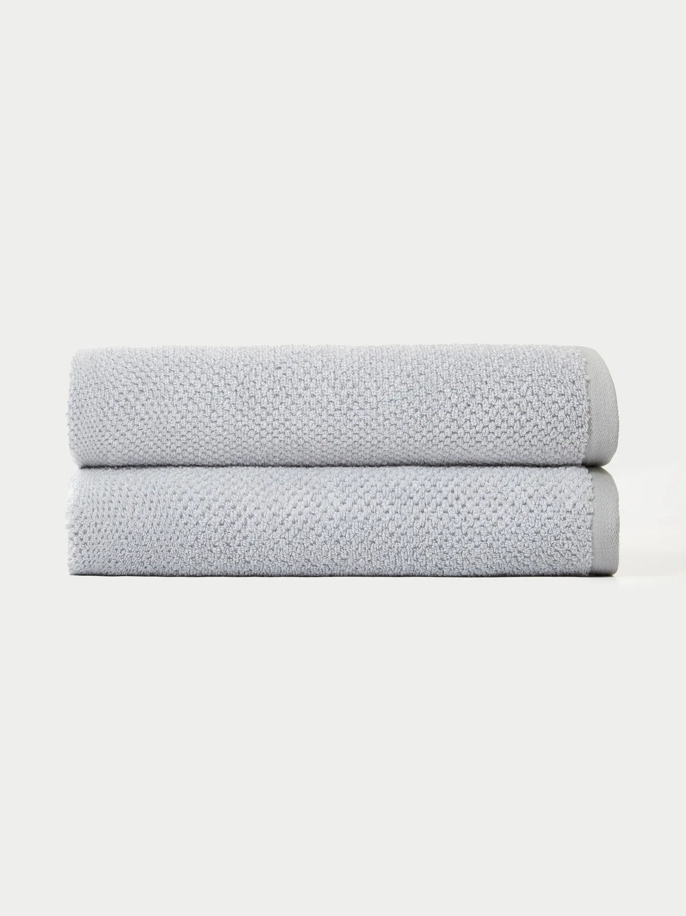 Cozy Earth Nantucket Bath Towels - Heathered Harbor Mist