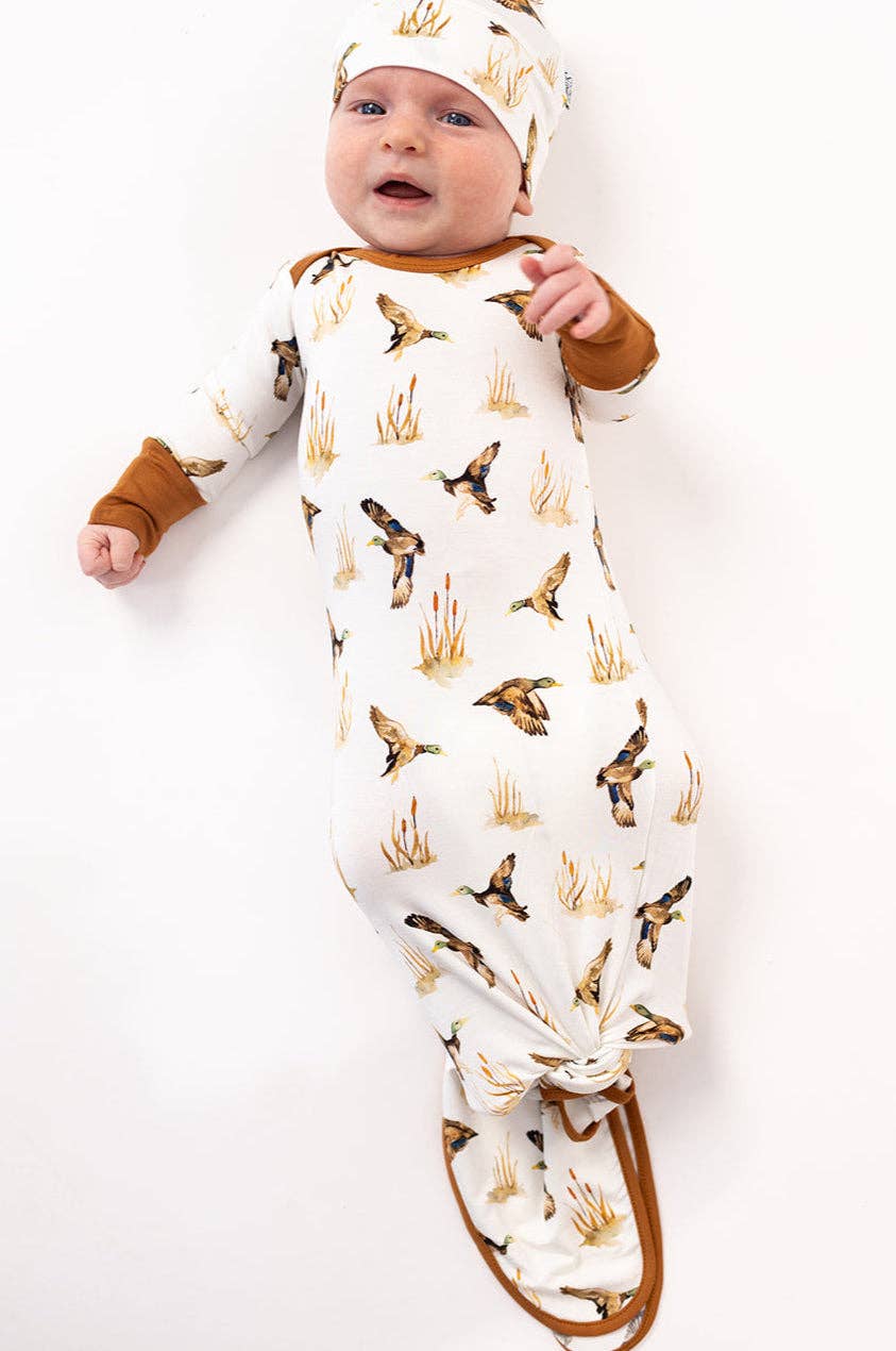 Ducks Bamboo Knotted Gown - Gabrielle's Biloxi