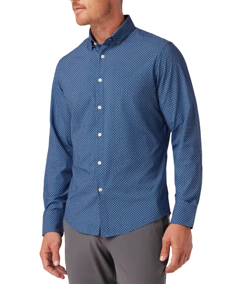 Mizzen+Main Leeward No Tuck Dress Shirt - Set Sail Multi Floral - Gabrielle's Biloxi