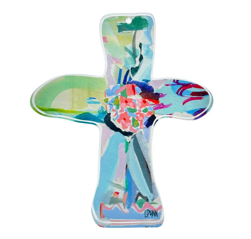 Blue Everlasting Love Acrylic Cross - Gabrielle's Biloxi