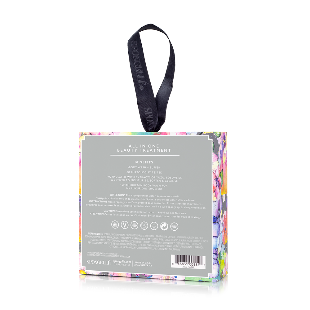 Spongellé Black Orchid Boxed Flower - Gabrielle's Biloxi