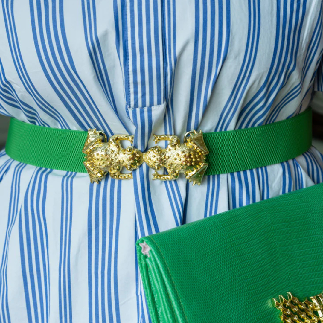 Garland Bags Interchangeable Stretch Belt Band – Green - Gabrielle's Biloxi