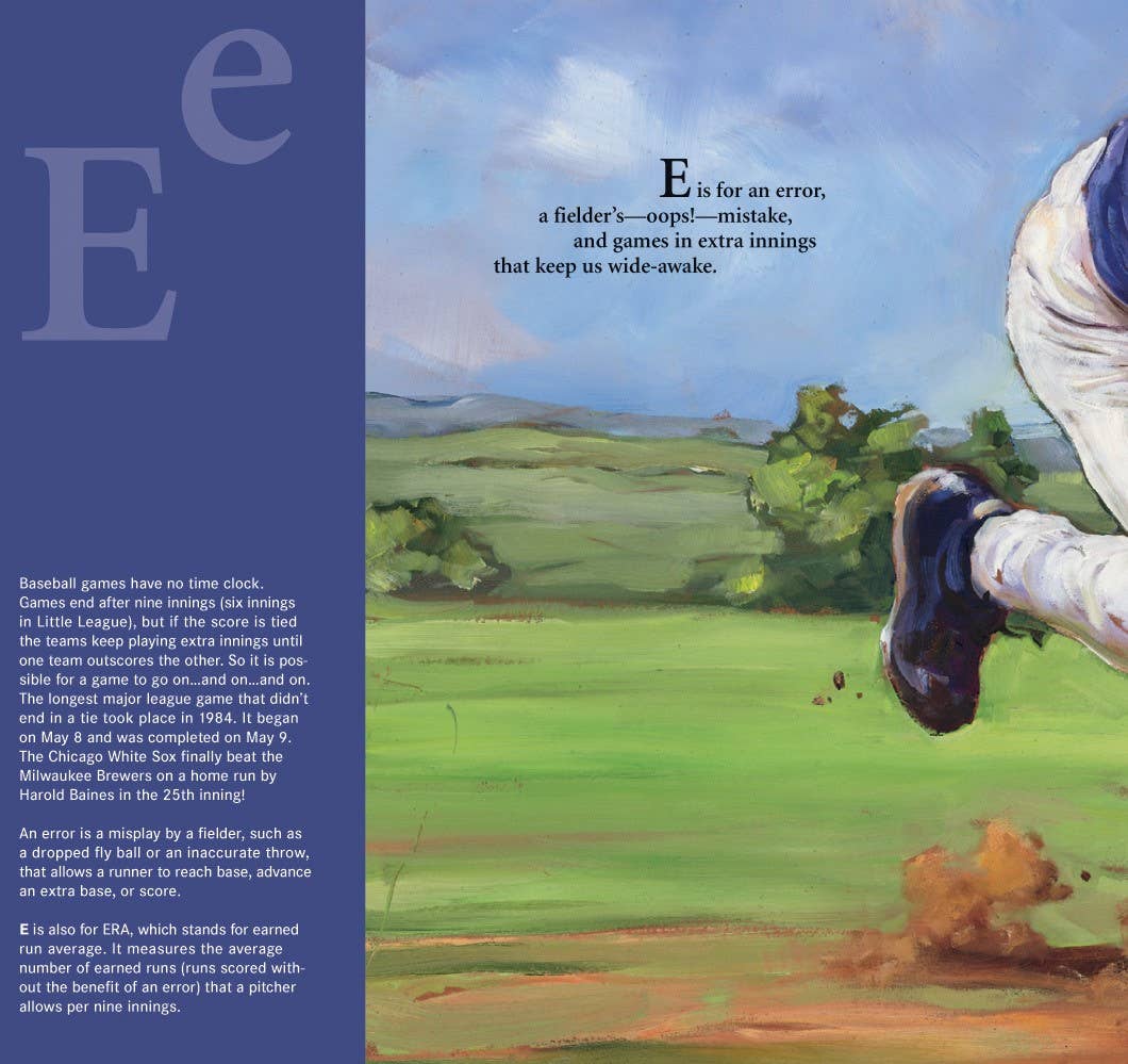 H is for Home Run picture book: A Baseball Alphabet book - Gabrielle's Biloxi