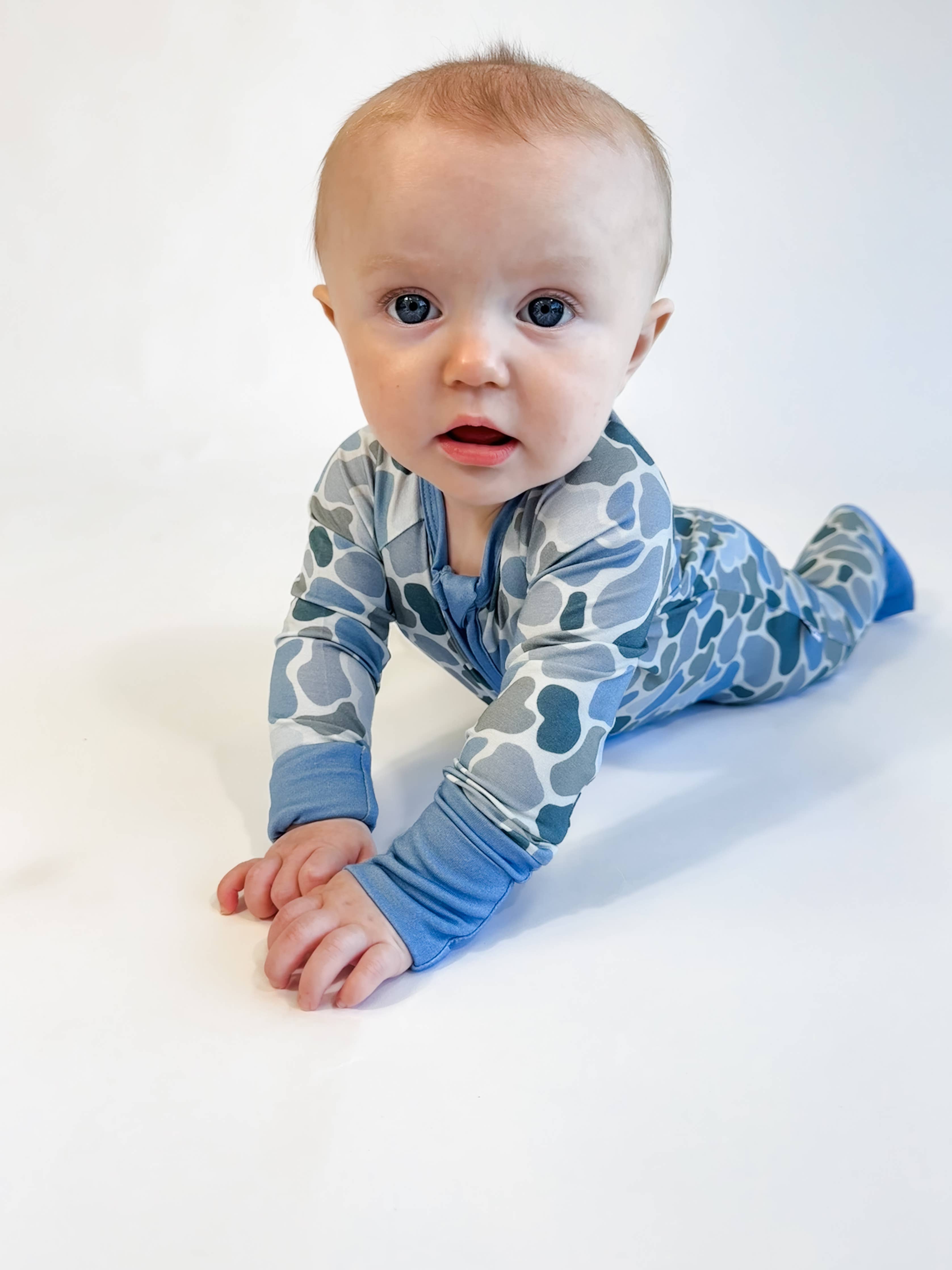 Watercolor Camo - Convertible Zip Pajamas - Gabrielle's Biloxi