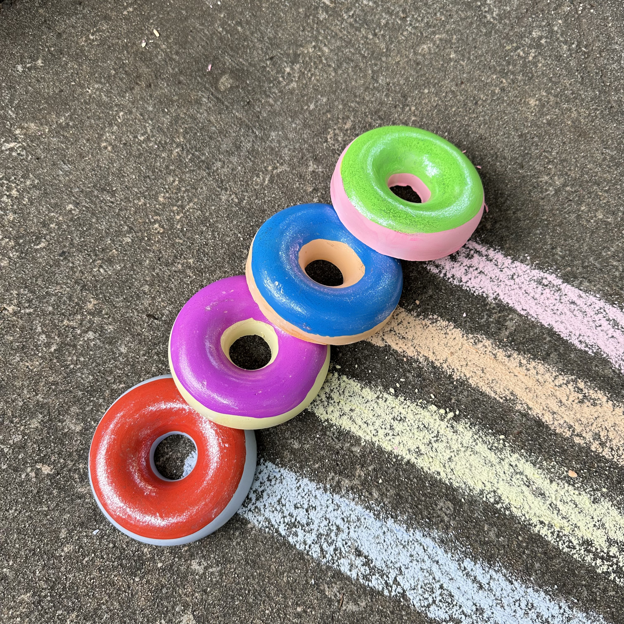 Donuts Handmade Sidewalk Chalk - Assorted - Gabrielle's Biloxi