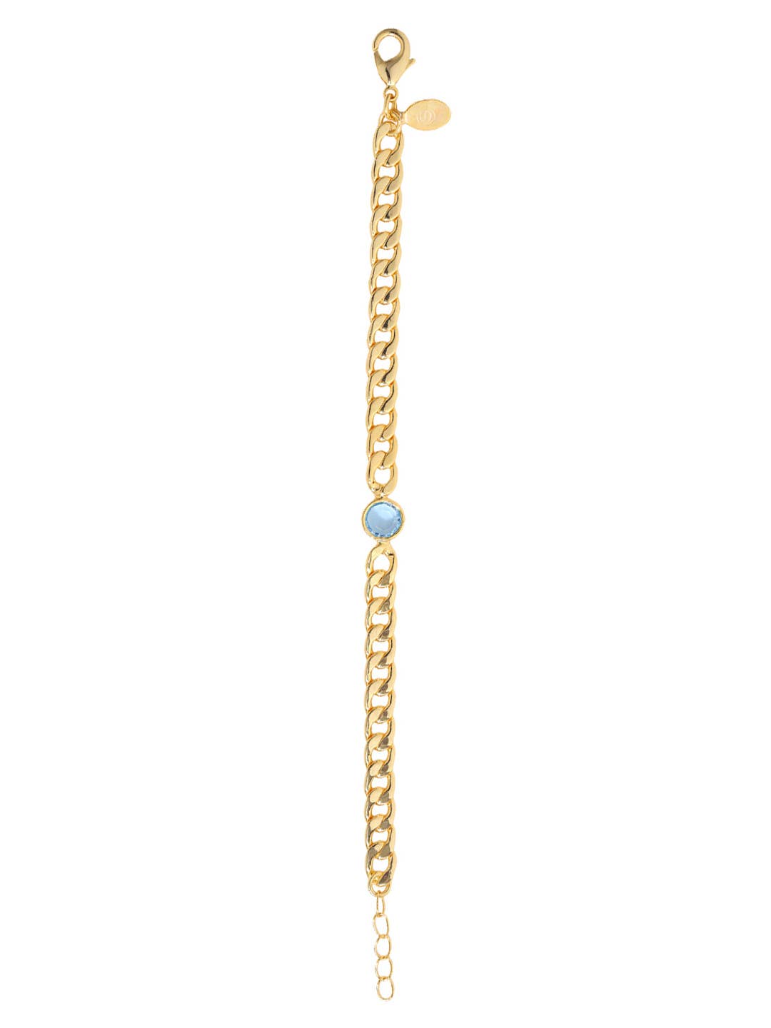 Sorrelli Studio Single Crystal Tennis Bracelet - Light Sapphire
