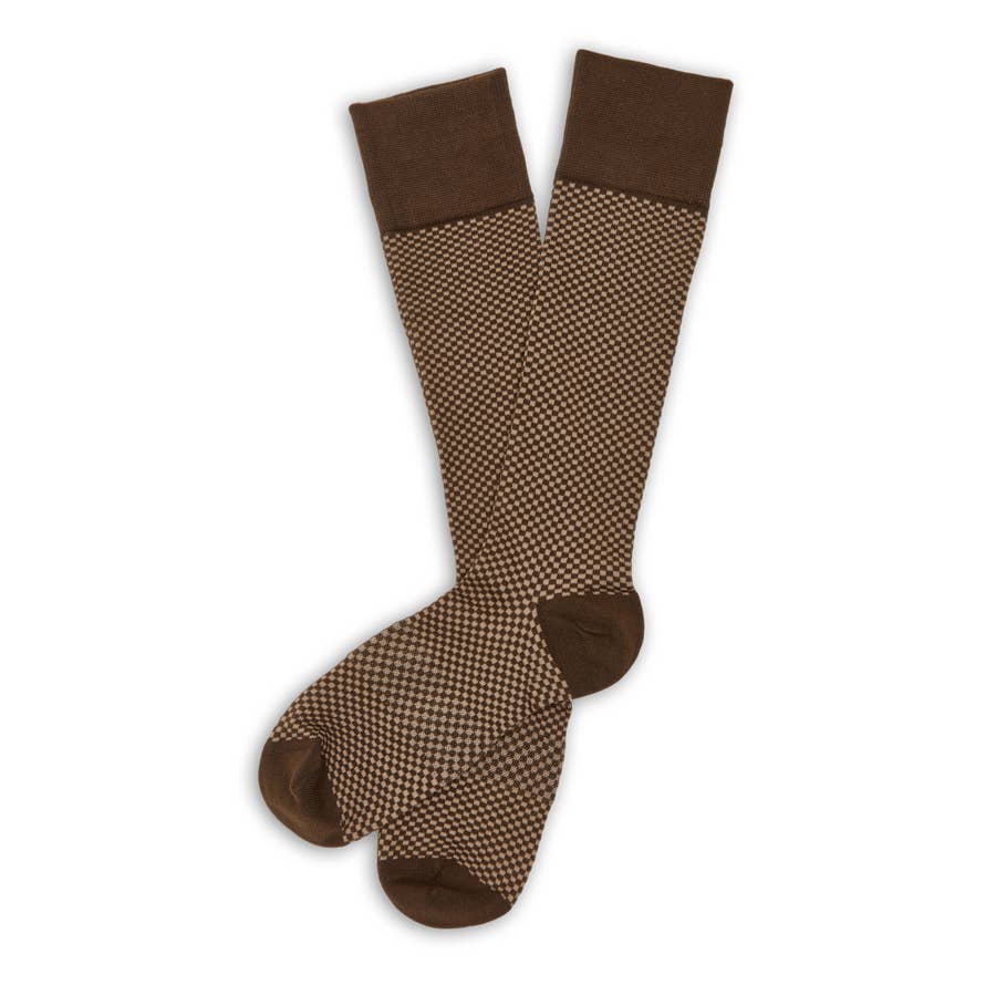 DeadSoxy Axl - Brown Dress Socks - Gabrielle's Biloxi