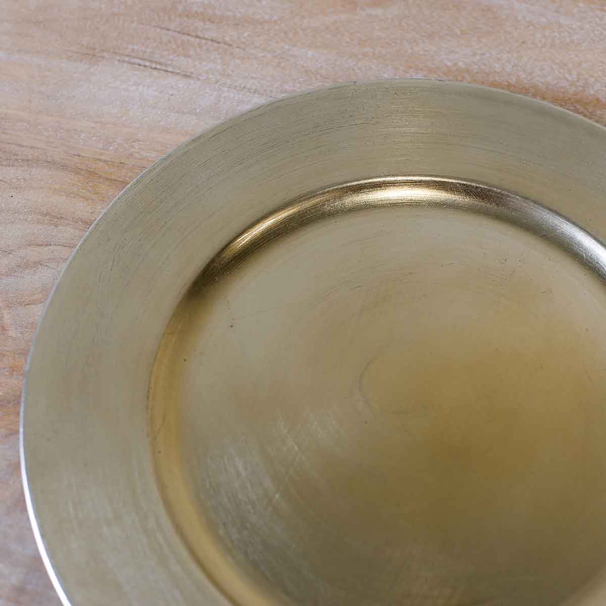 Classic Charger Champagne - 13" - Gabrielle's Biloxi