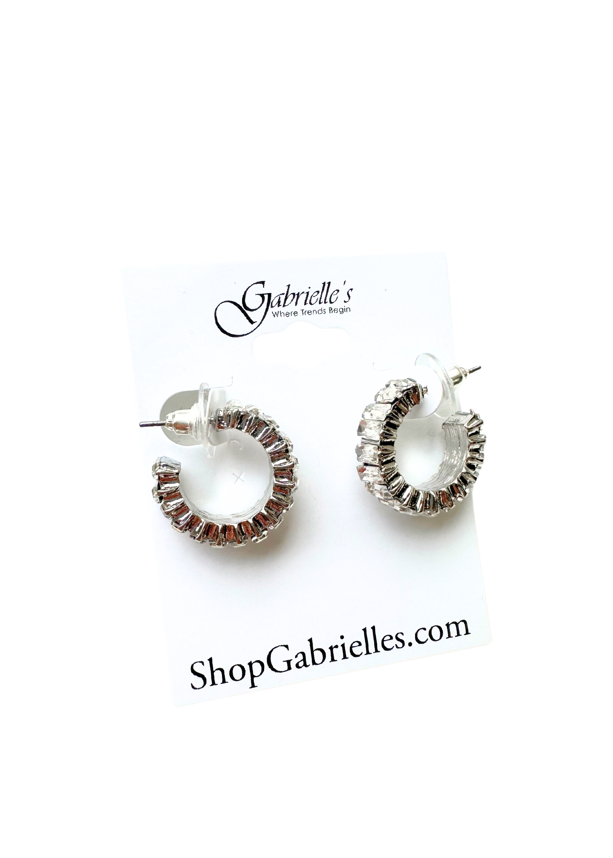 Baguette Hoop Earrings - Gabrielle's Biloxi