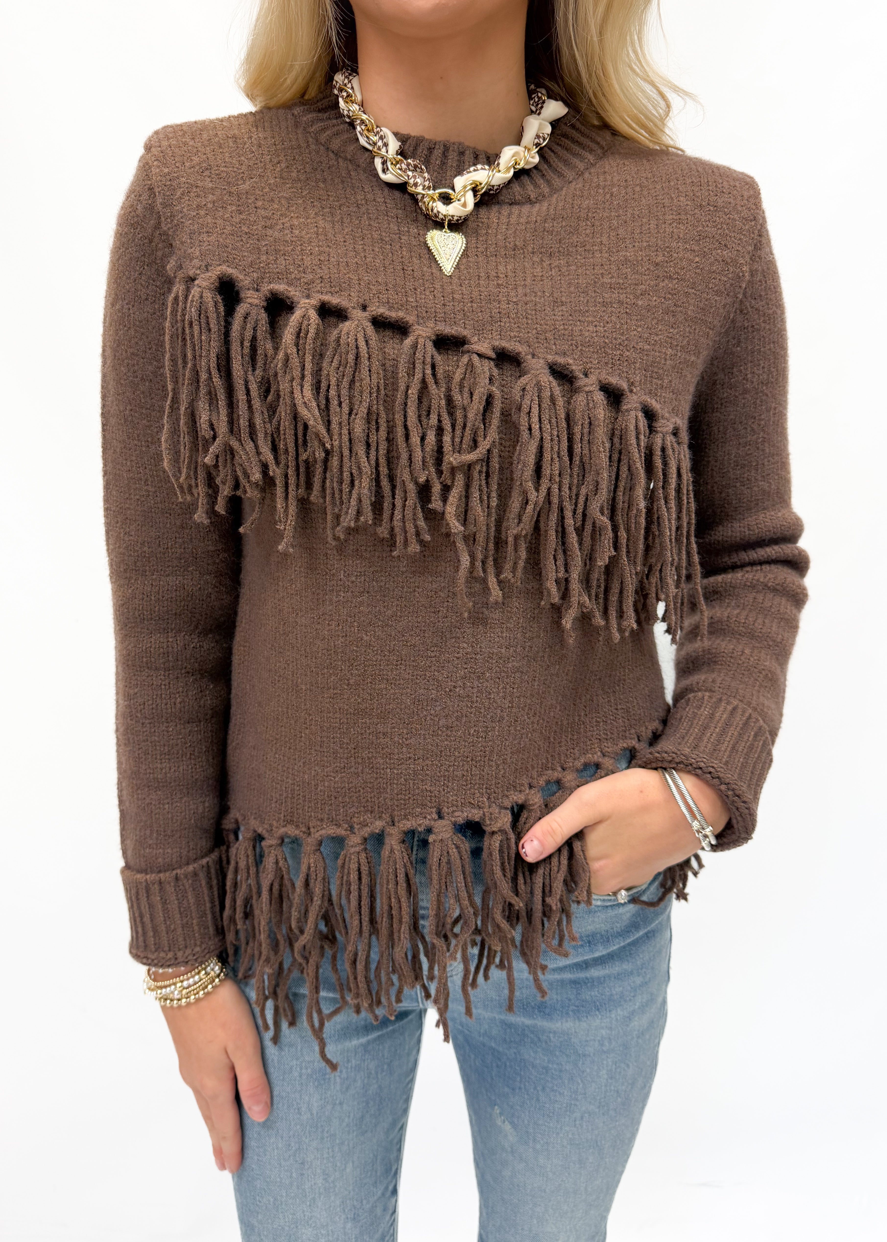 Deluc Max Sweater - Brown - Gabrielle's Biloxi