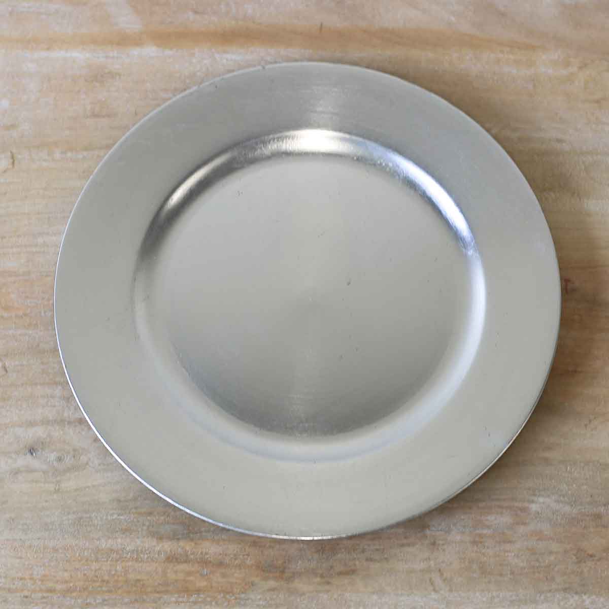 Classic Charger Silver 13" - Gabrielle's Biloxi