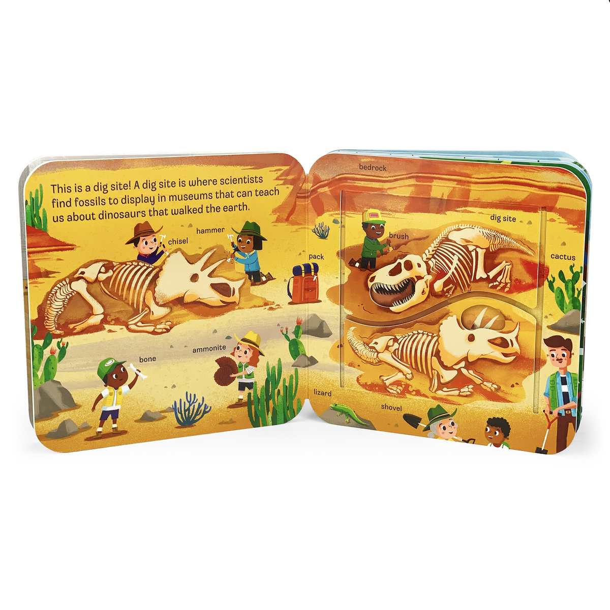 Dino Lift-a-Flap Board Book - Gabrielle's Biloxi