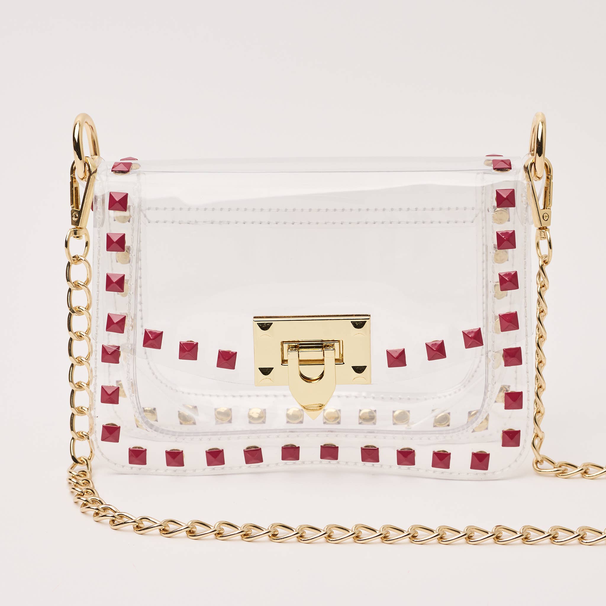 The Jackie Handbag in Maroon