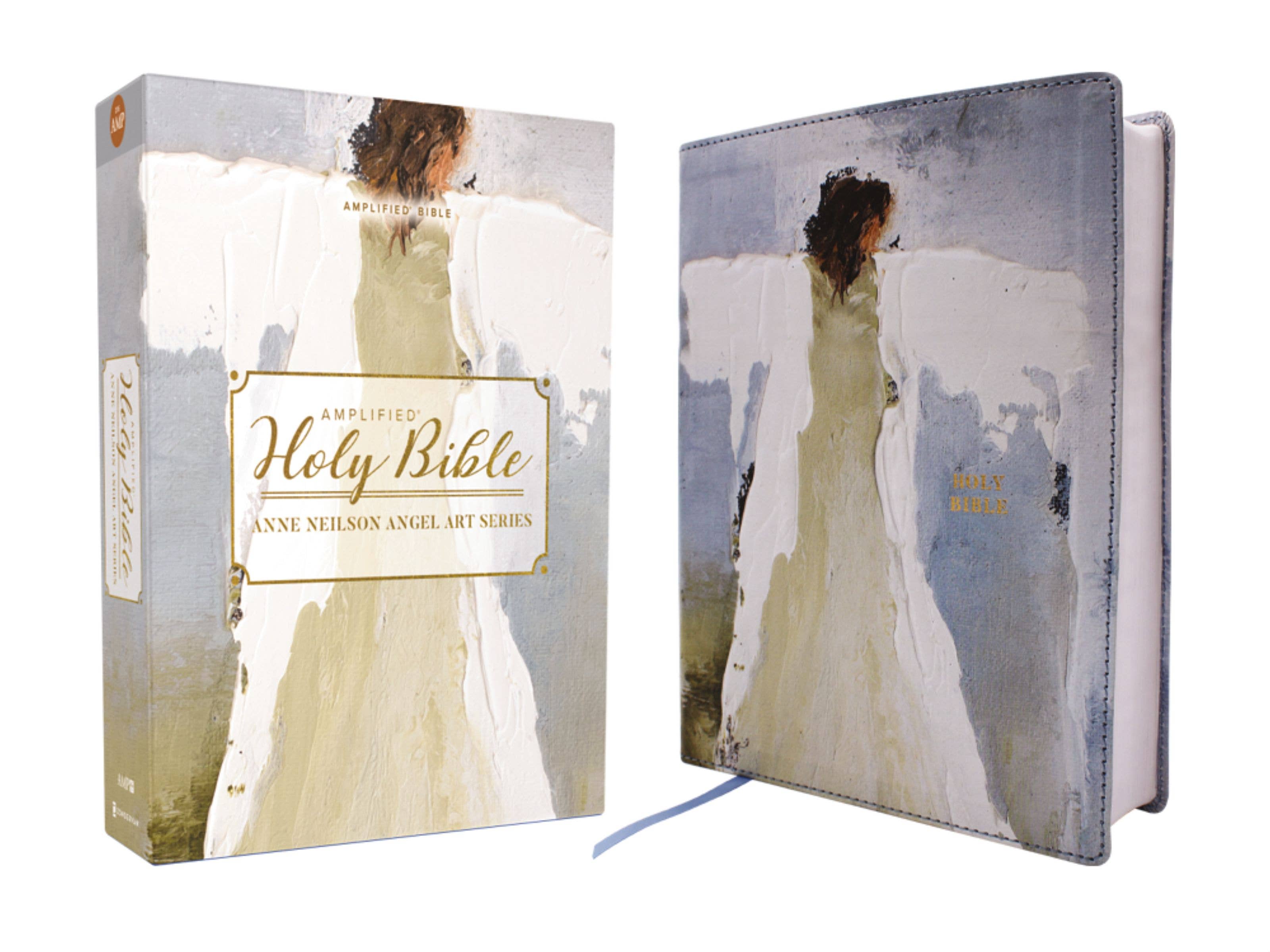 Amplified Holy Bible Anne Neilson Angel Art Leathersoft - Gabrielle's Biloxi