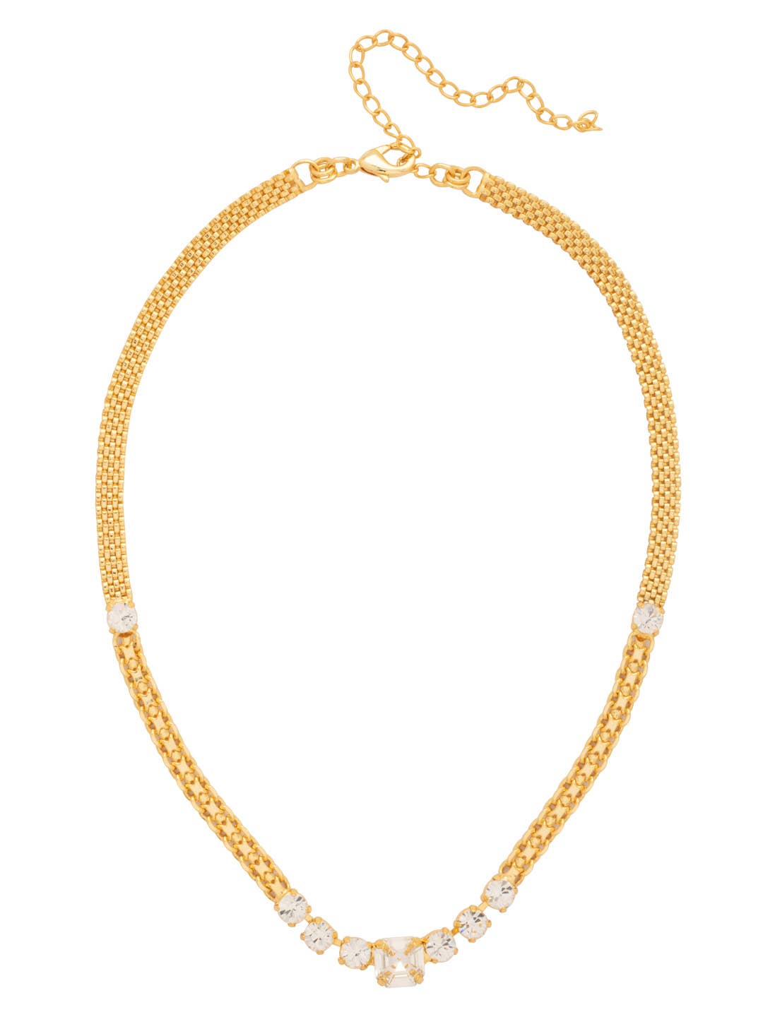 Sorrelli Kimber Tennis Necklace - Crysal - Gabrielle's Biloxi