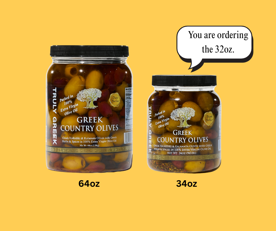 TRULY GREEK Country Olive Mix 34oz