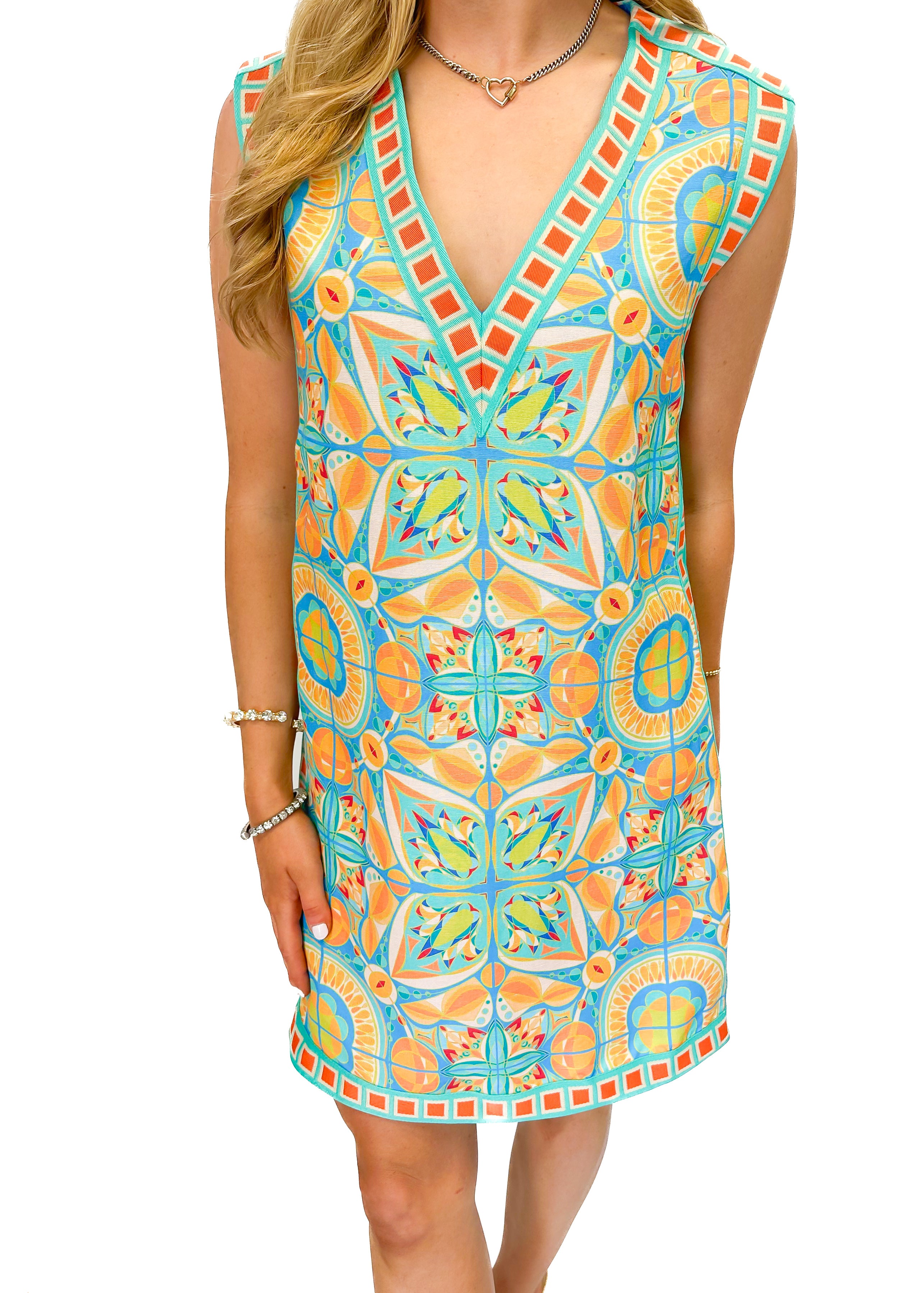 Emily McCarthy Emily Shift Dress - Poolside - Gabrielle's Biloxi