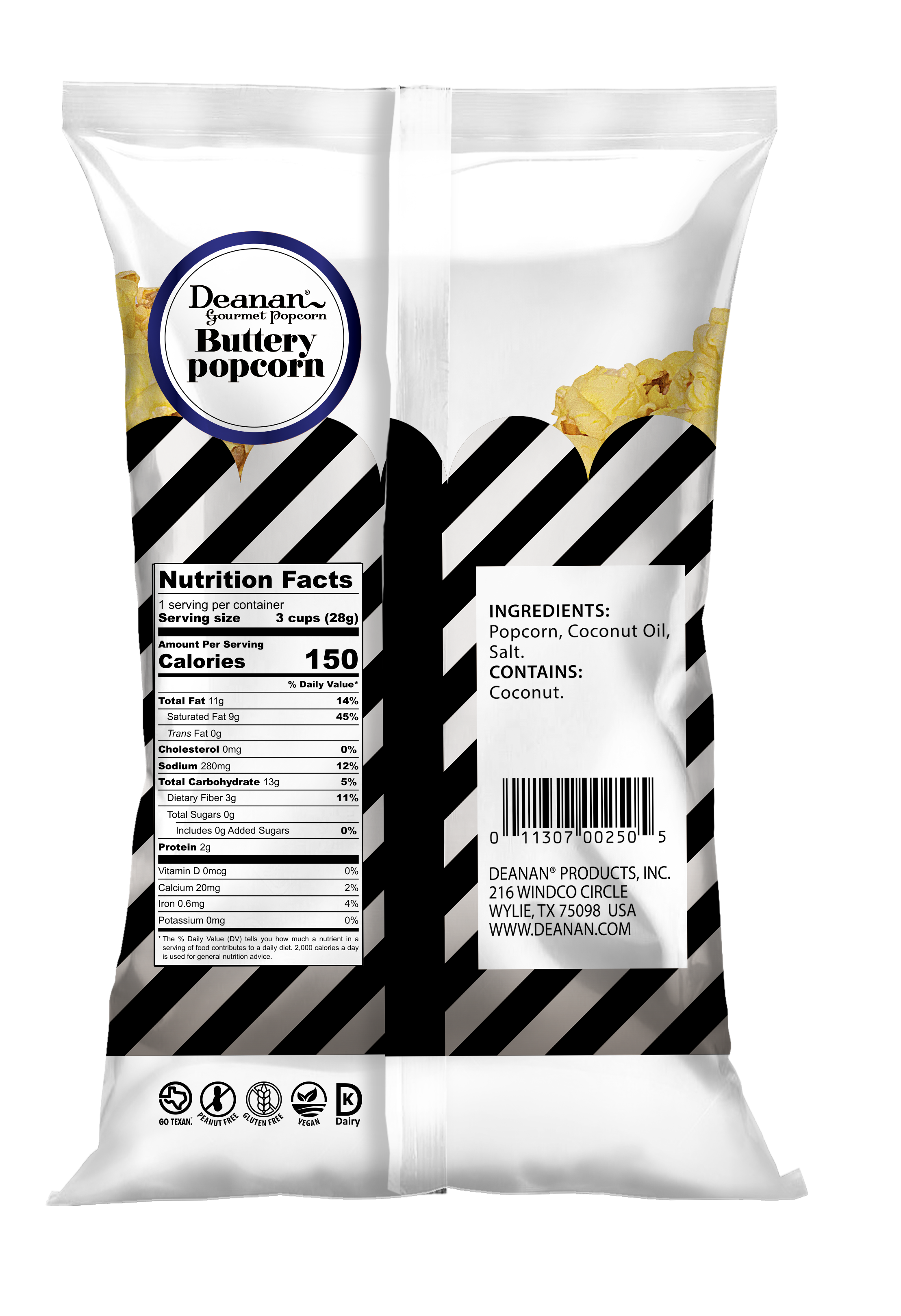 Gourmet Popcorn - Buttery Popcorn - Gabrielle's Biloxi