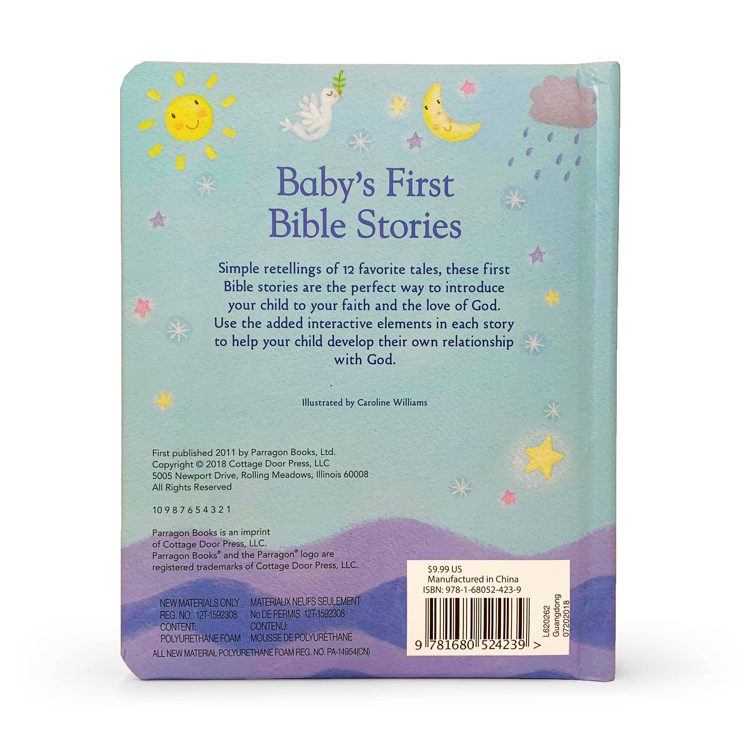Baby's First Bible Stories Keepsake Board Book - Gabrielle's Biloxi