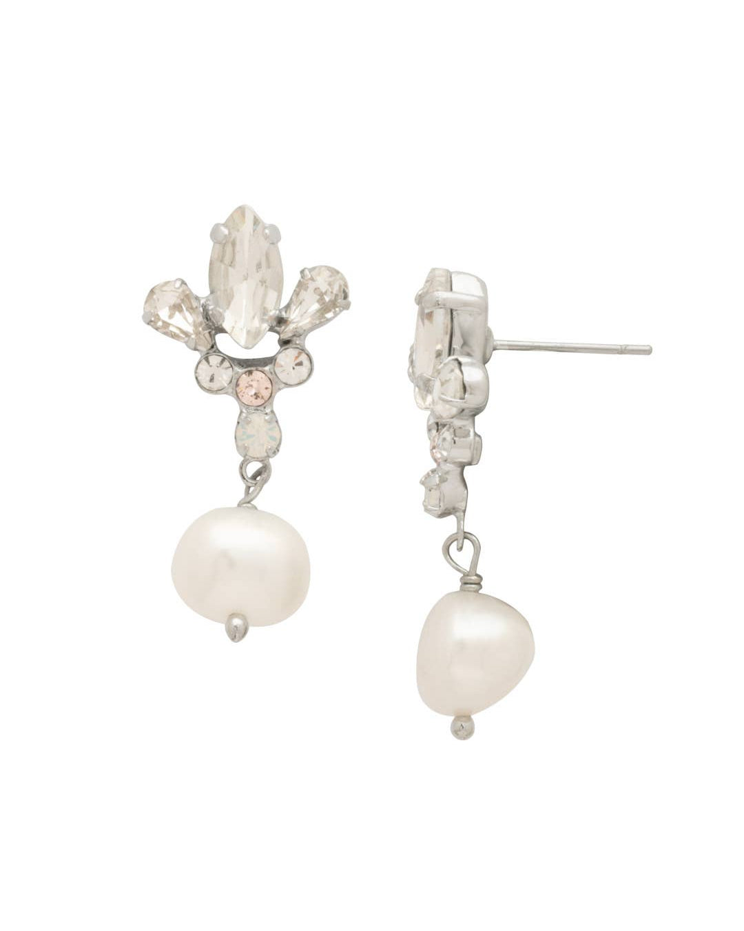 Sorrelli Tessa Dangle Earrings - Crystal Lace