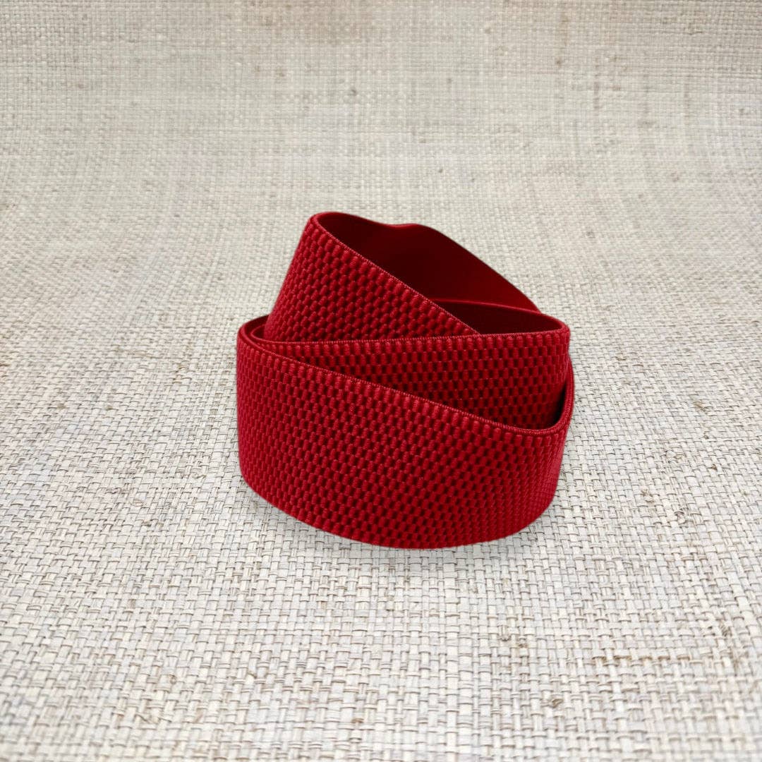 Interchangeable Stretch Belt Band – Red - Gabrielle's Biloxi