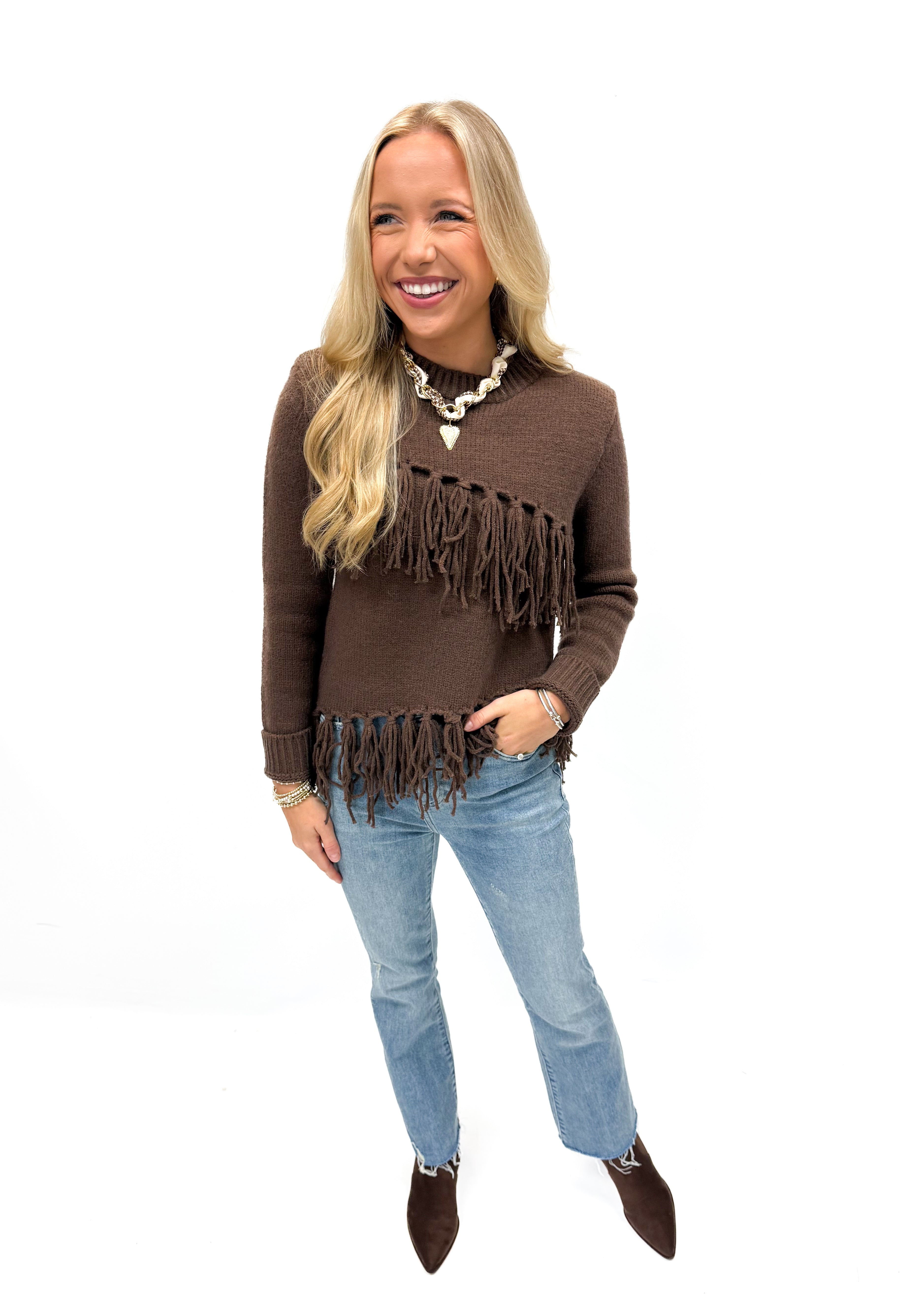 Deluc Max Sweater - Brown - Gabrielle's Biloxi