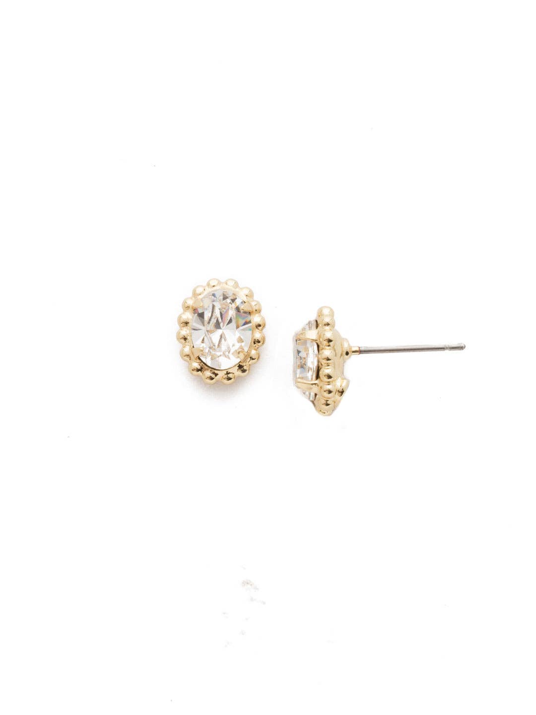 Maisie Stud Earrings - Bright Gold Crystal - Gabrielle's Biloxi