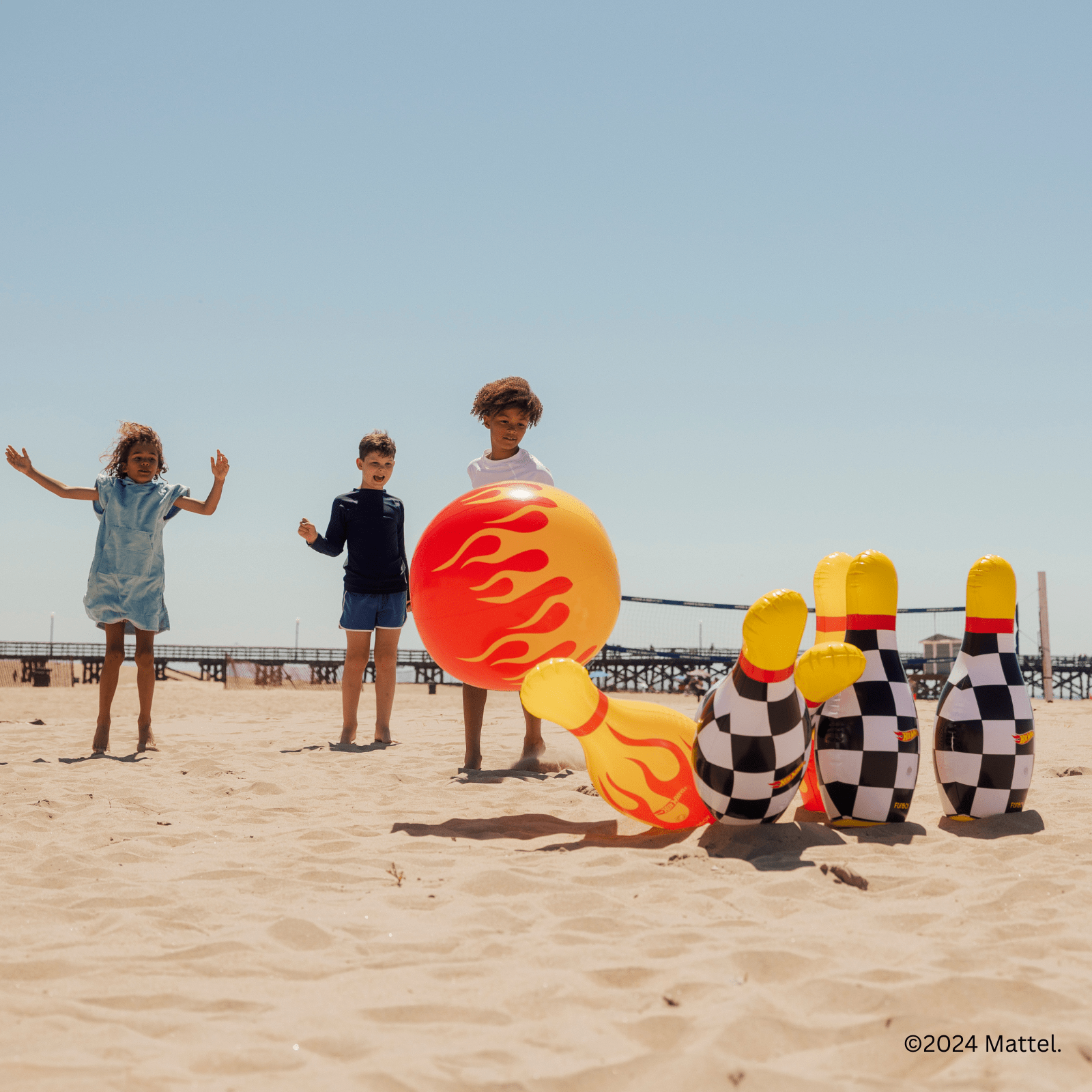FUNBOY x Hot Wheels Checkered Flame Backyard Bowling Set - Gabrielle's Biloxi