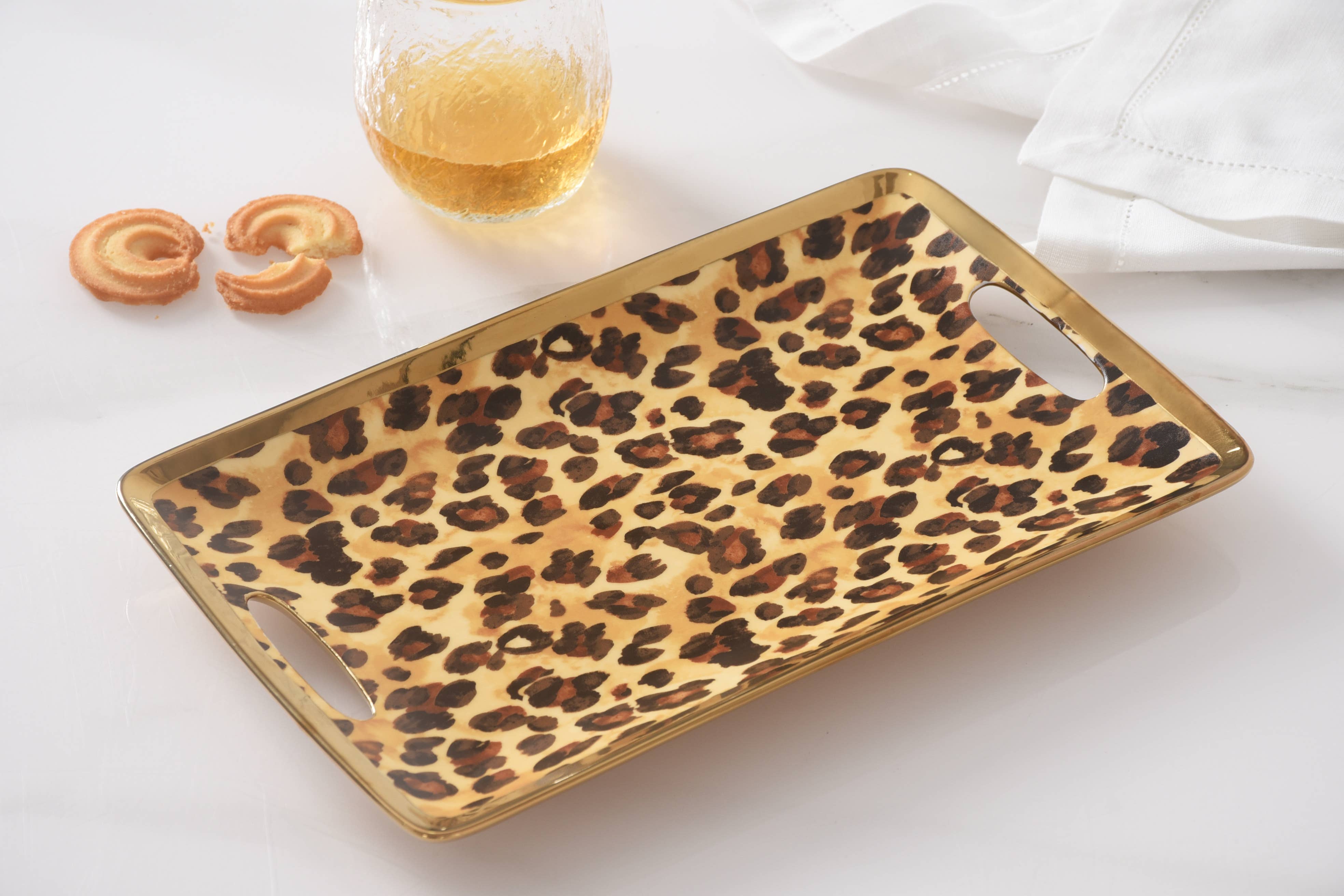 Pampa Bay Small Tray - Leopard - Gabrielle's Biloxi