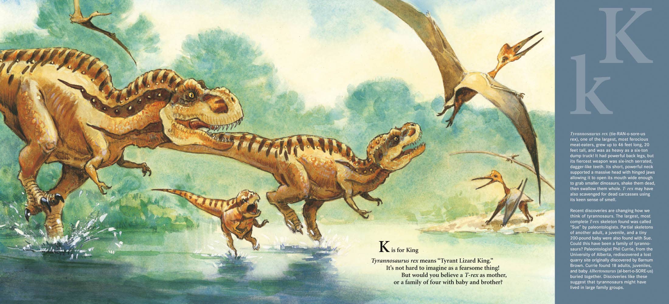 D is for Dinosaur picture book: A Prehistoric Alphabet - Gabrielle's Biloxi