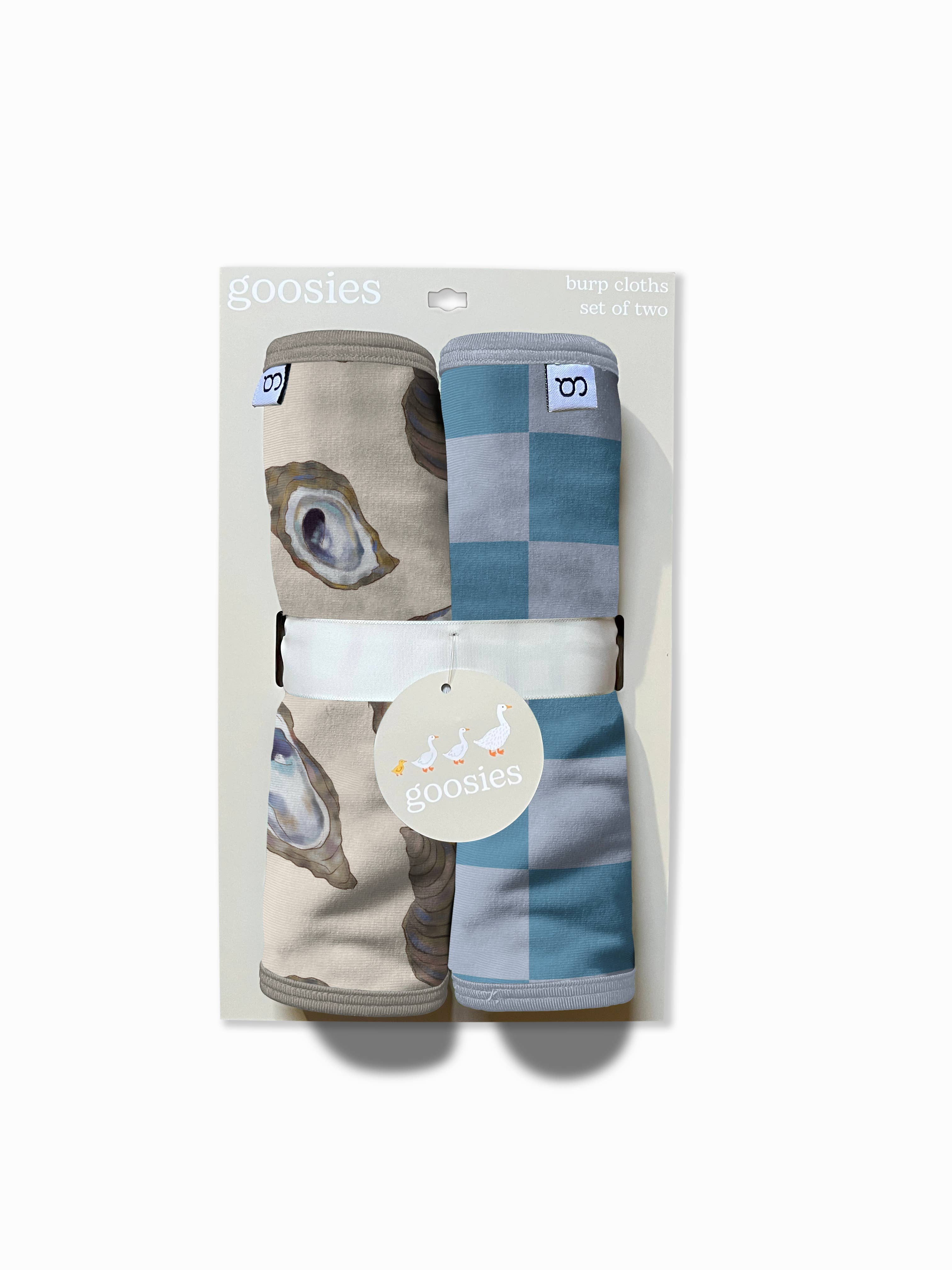 Coastal Oysters - Burp Cloth Sets - Gabrielle's Biloxi
