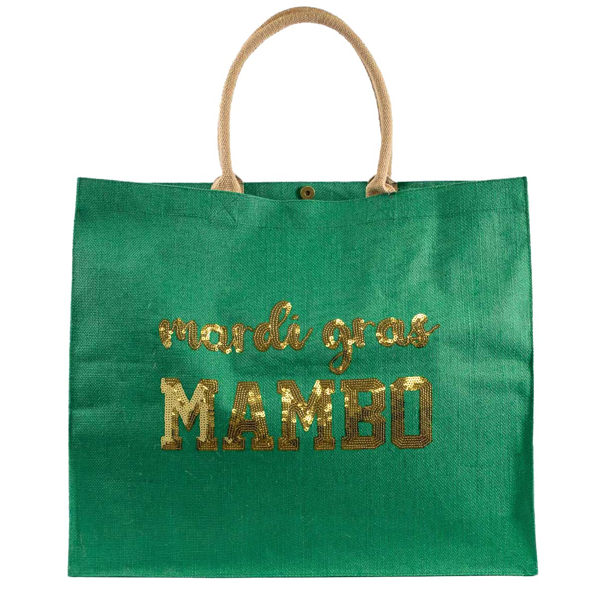 Mardi Gras Sequin Mambo Carryall Tote - 19x22x8 - Gabrielle's Biloxi