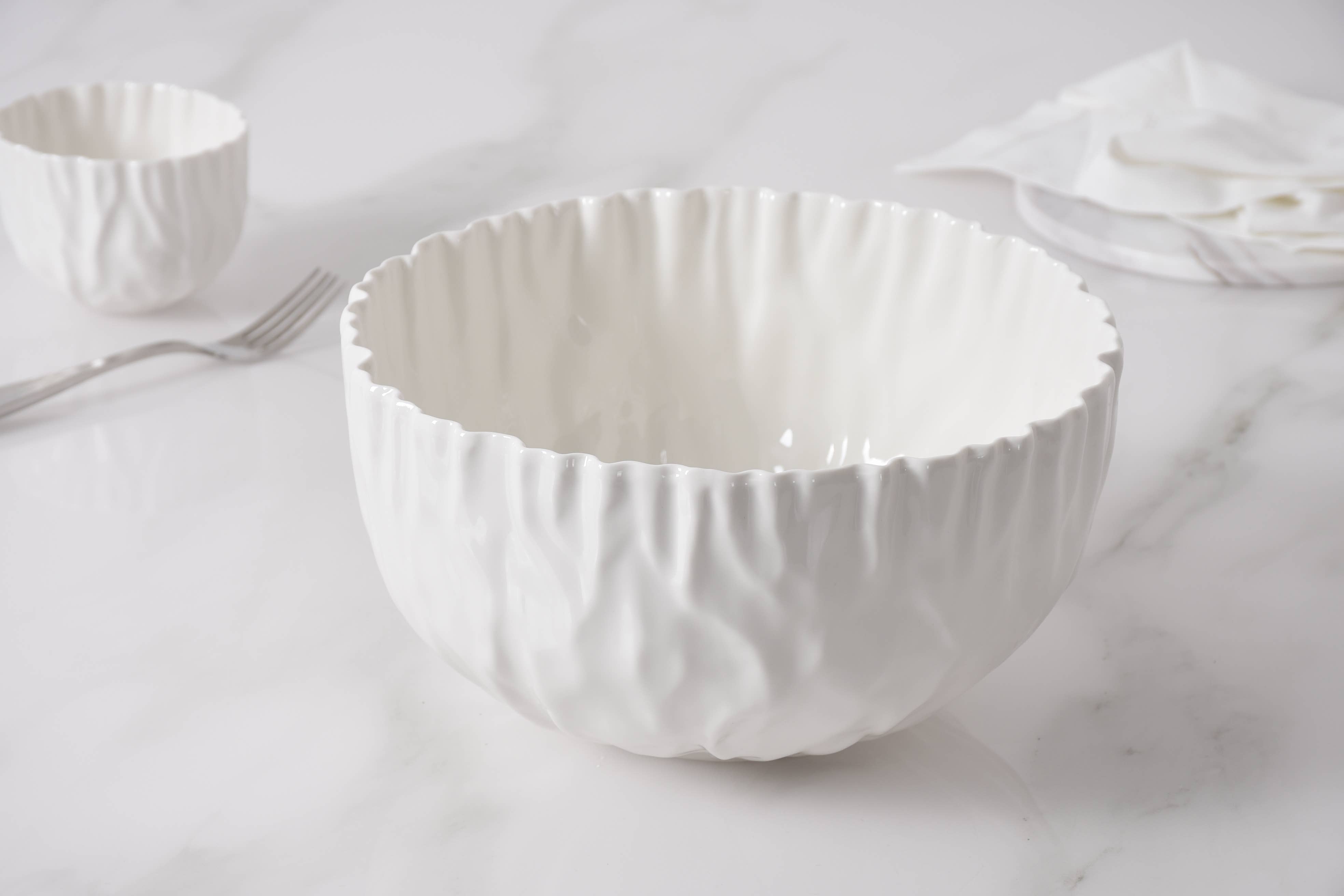 Pampa Bay Large Bowl - White - Gabrielle's Biloxi