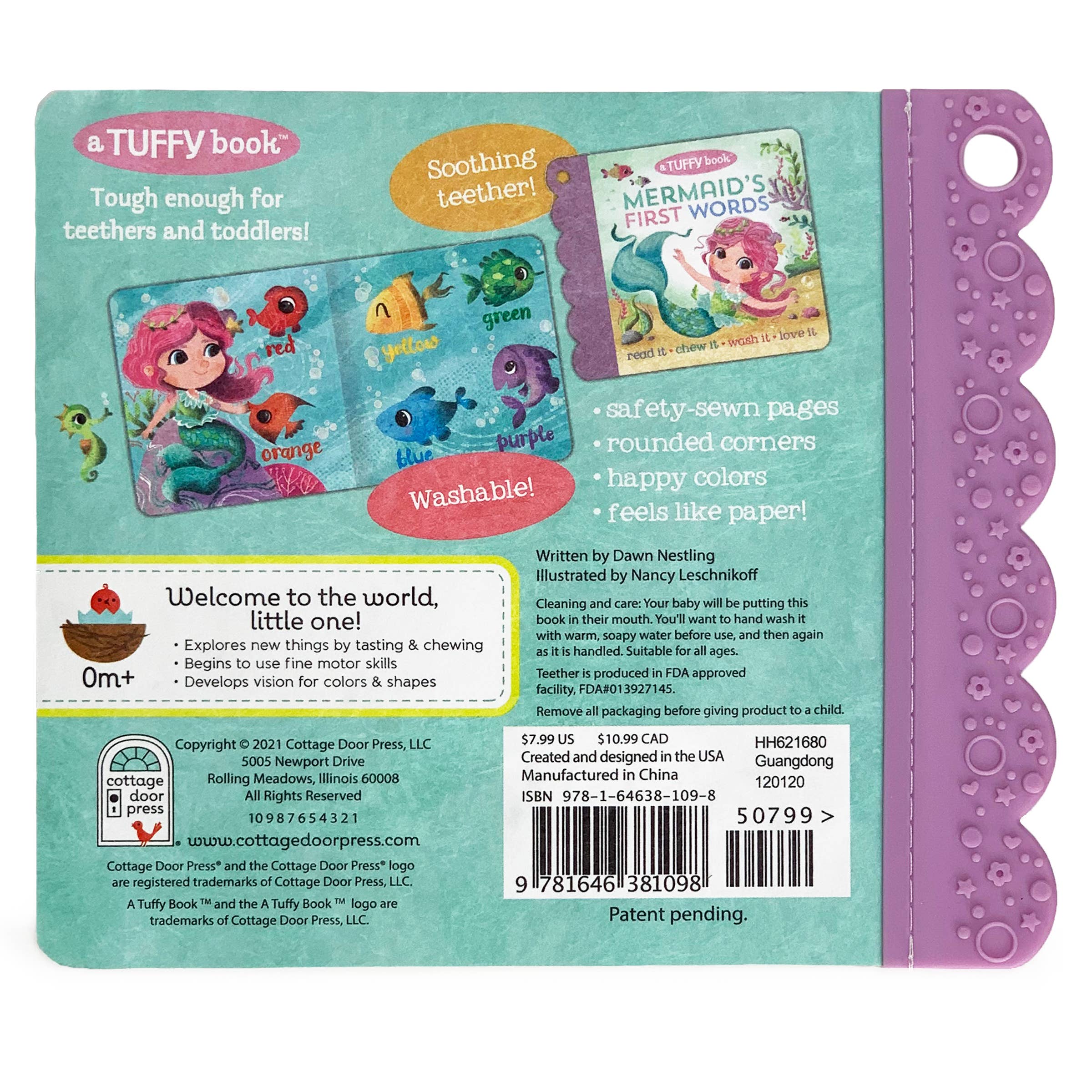 Mermaid's First Words (A Tuffy Teether Indestructible Book) - Gabrielle's Biloxi