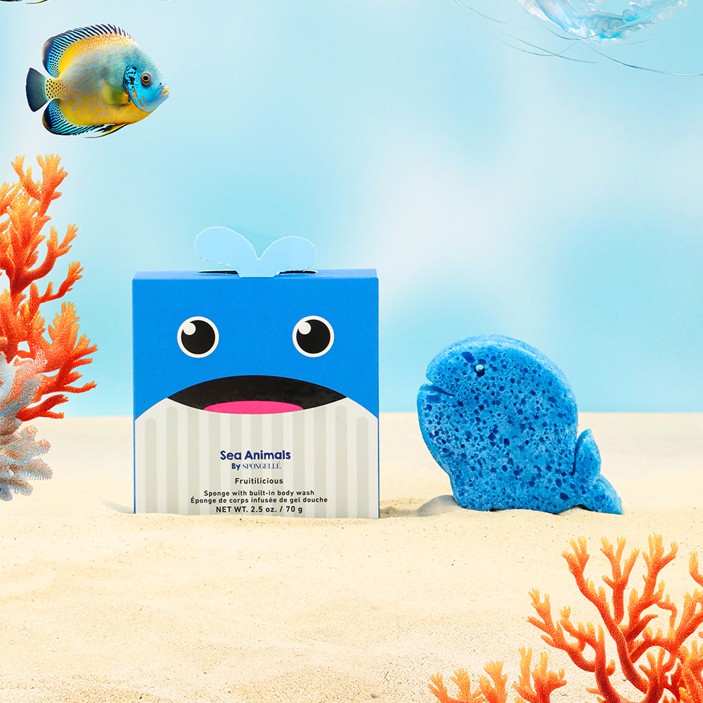 Walter Whale Sea Animals Sponge - Gabrielle's Biloxi