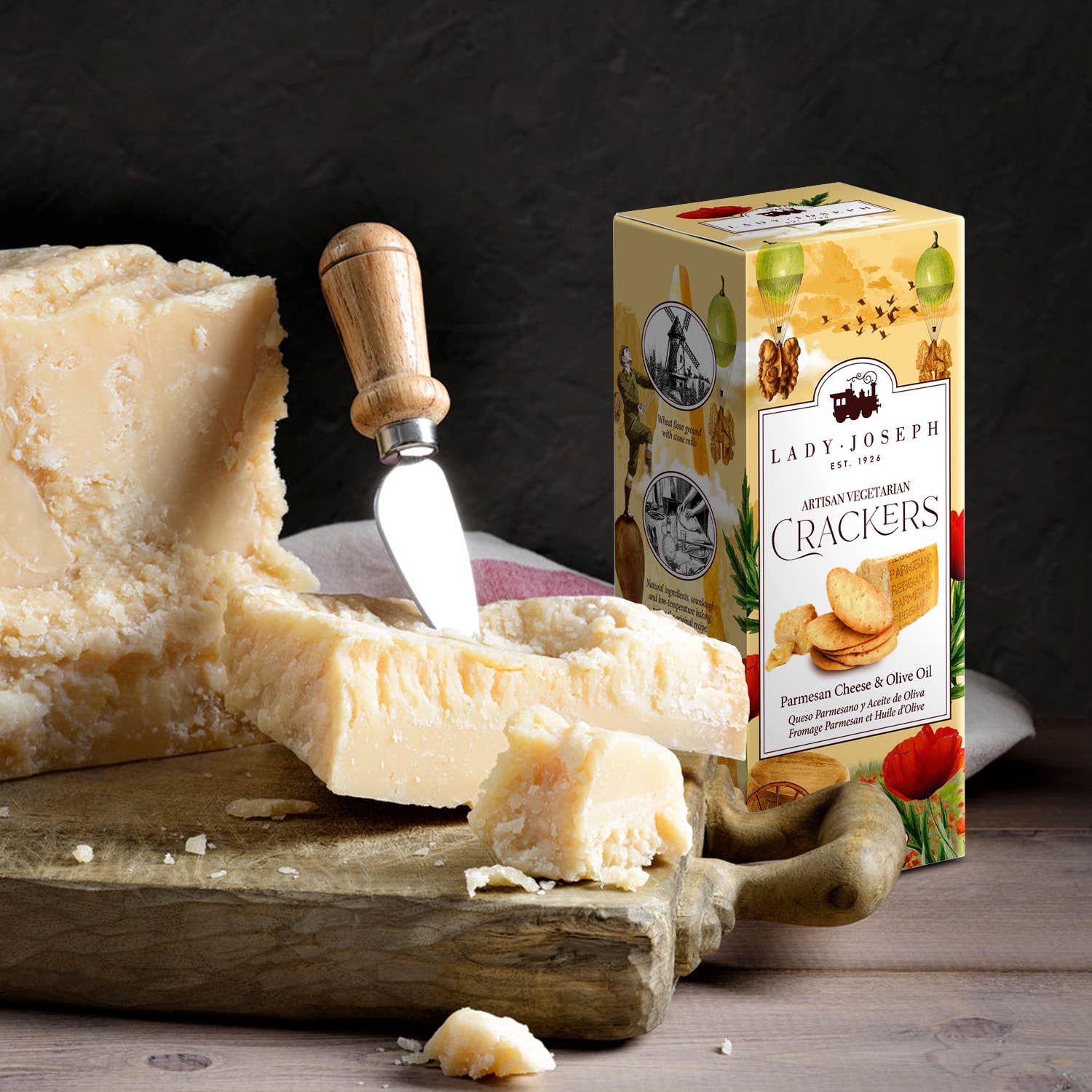 Parmesan and Olive Oil Crackers - Gabrielle's Biloxi