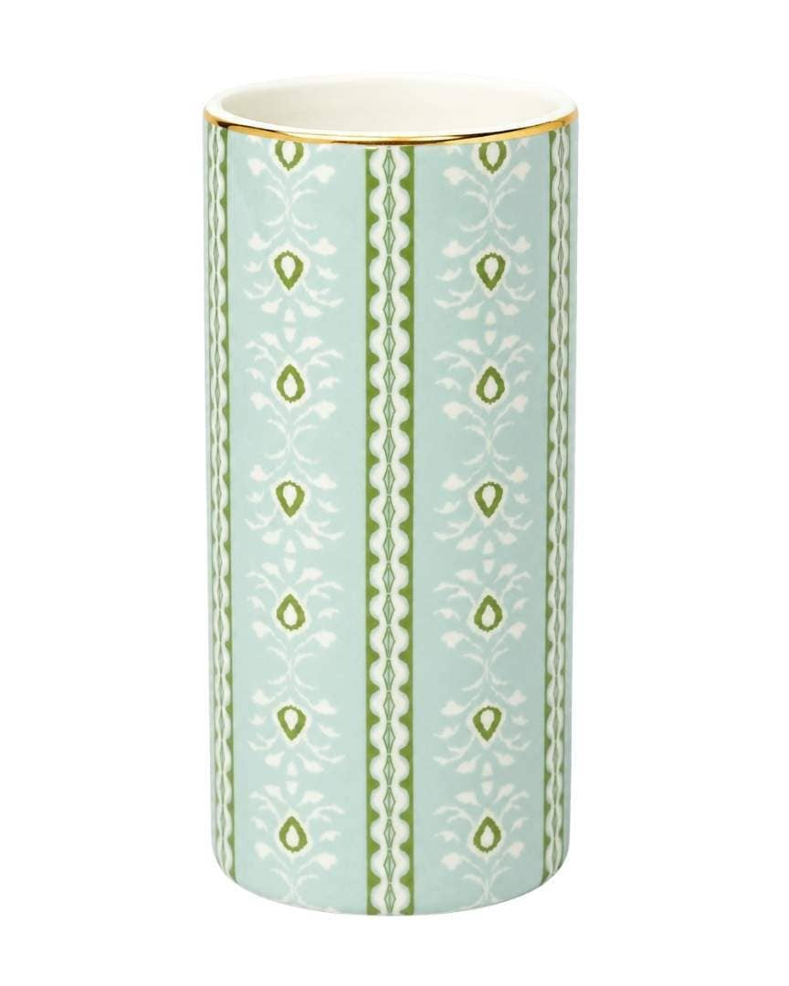 Laura Park Vase - Rosemary Stripe Blue