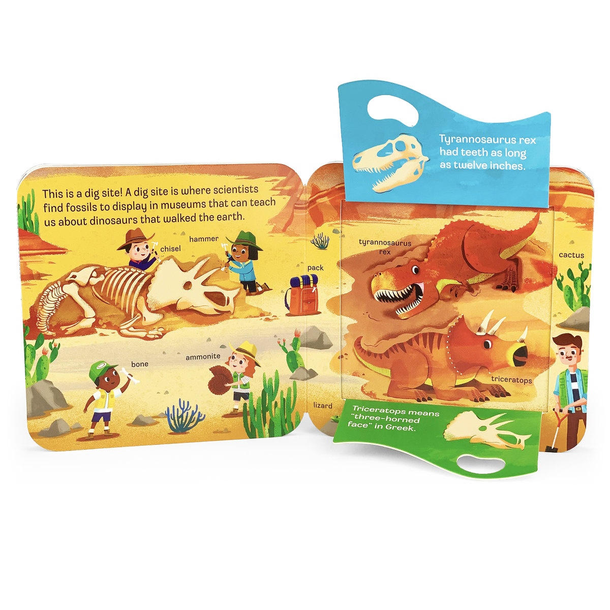 Dino Lift-a-Flap Board Book - Gabrielle's Biloxi