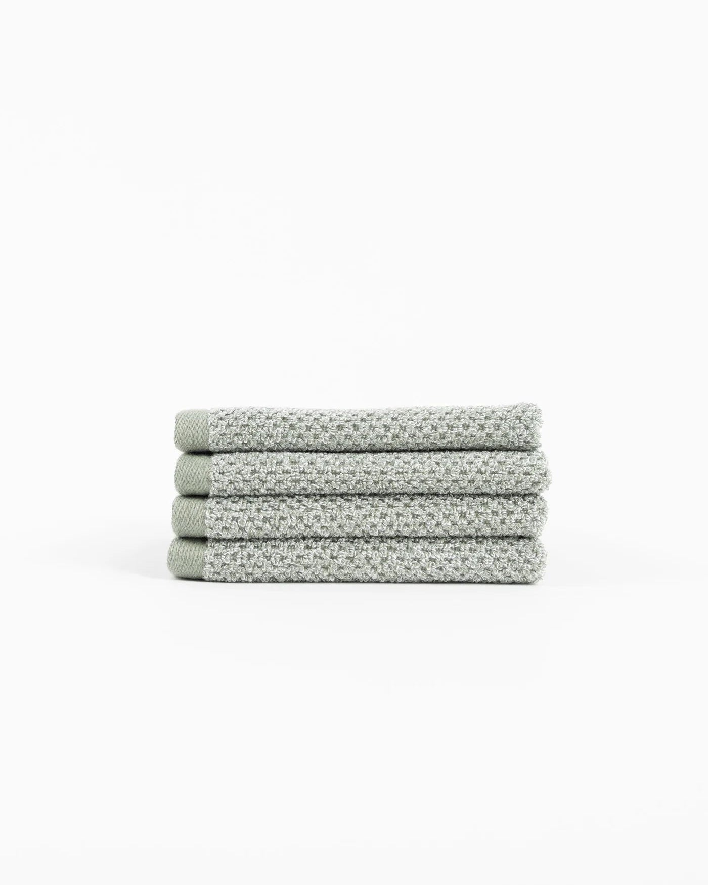 Cozy Earth Nantucket Wash Cloths - Heathered Sage
