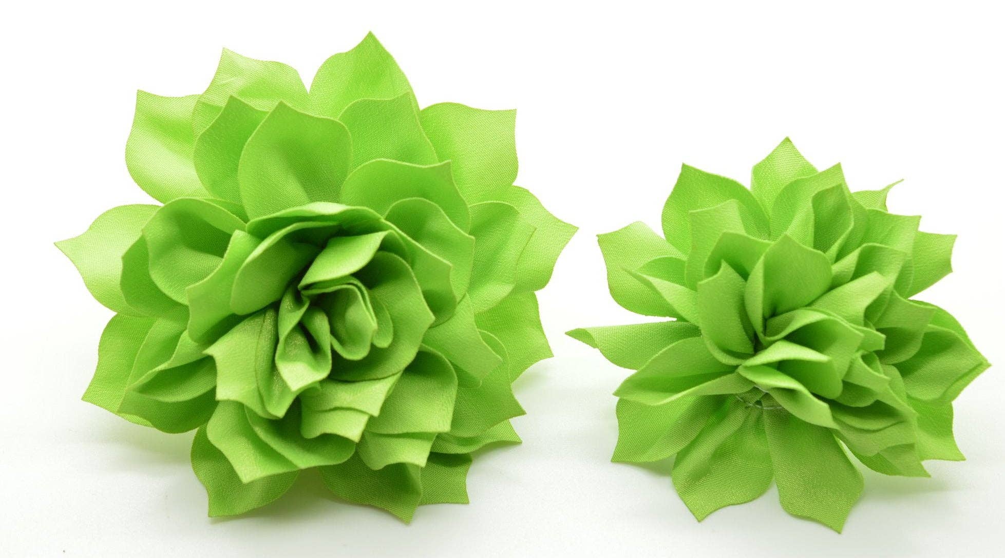 Cruz & Regis Neon Green Fluffy Flower - Gabrielle's Biloxi